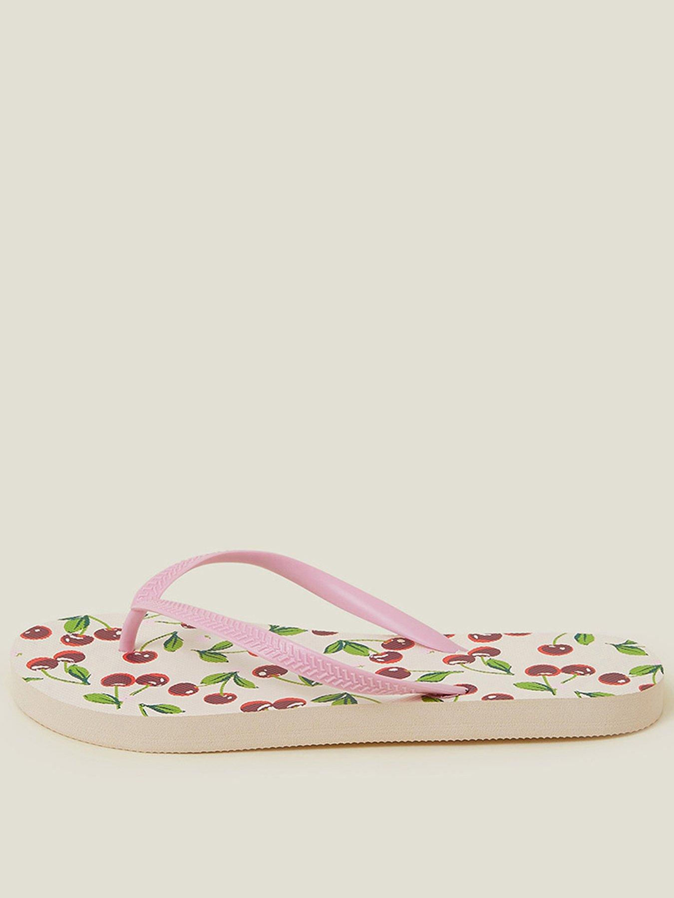 accessorize-cherry-print-flip-flops-red