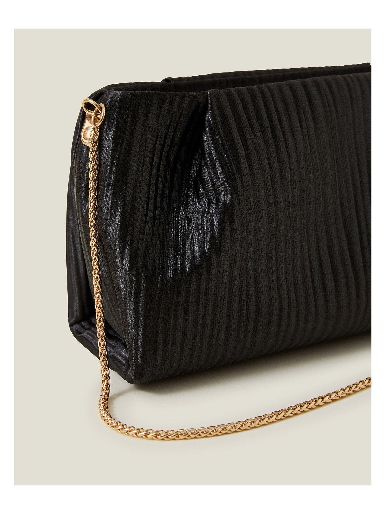 accessorize-satin-pleated-clutch-blackoutfit