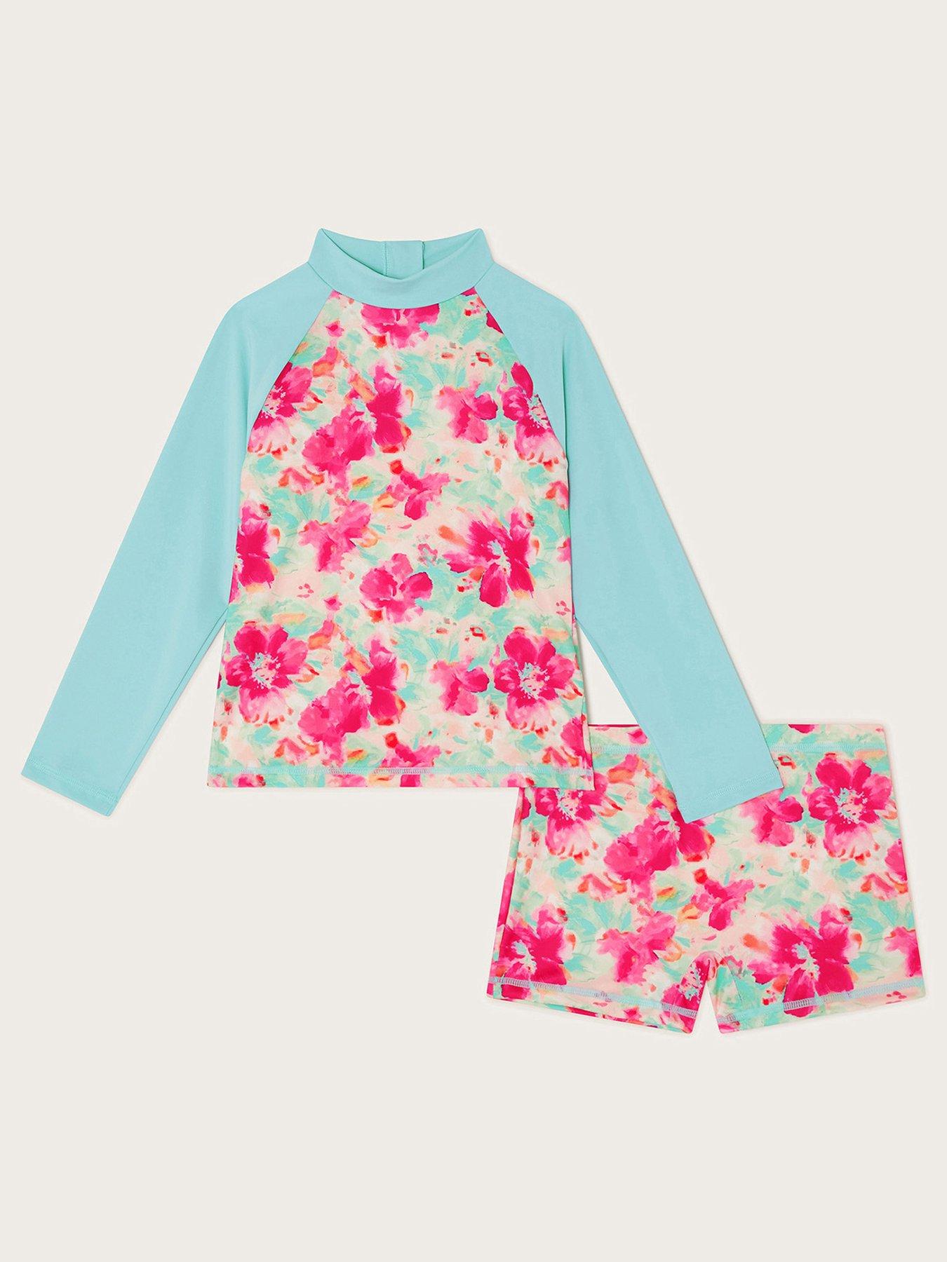 monsoon-girls-tropical-floral-swim-top-and-shorts-turquoise