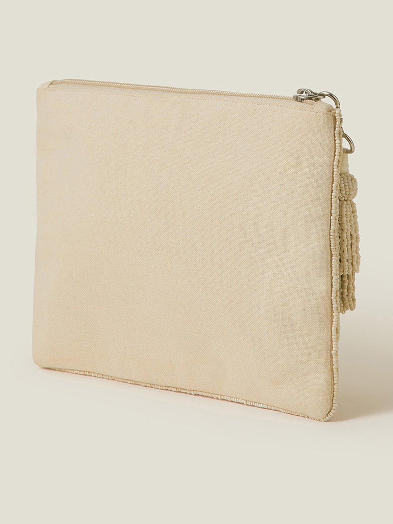Image 3 of 5 of Accessorize Bridal Holiday Pouch - Ivory