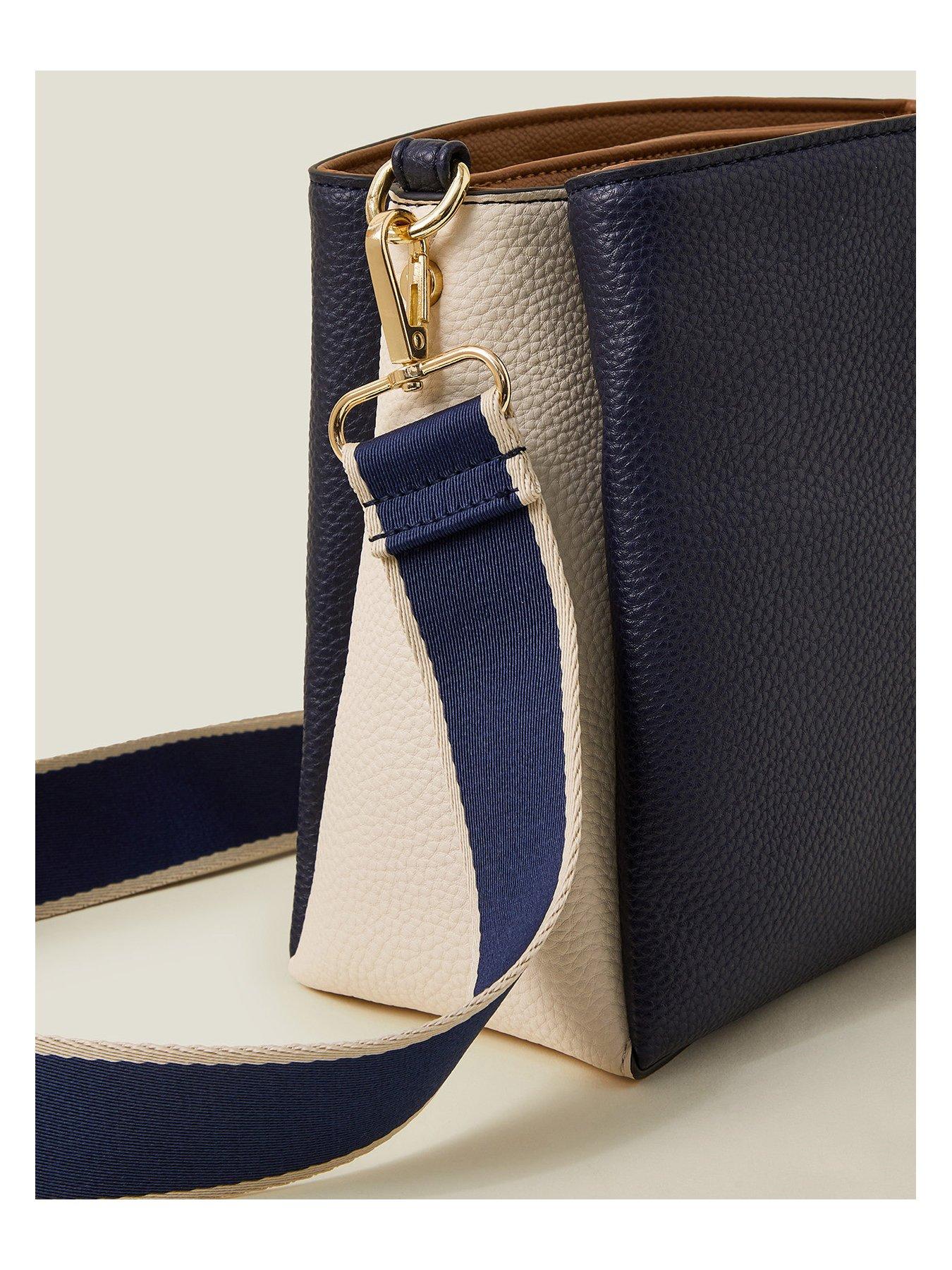 Image 4 of 5 of Accessorize Colourblock Cross Body - Darks Multi