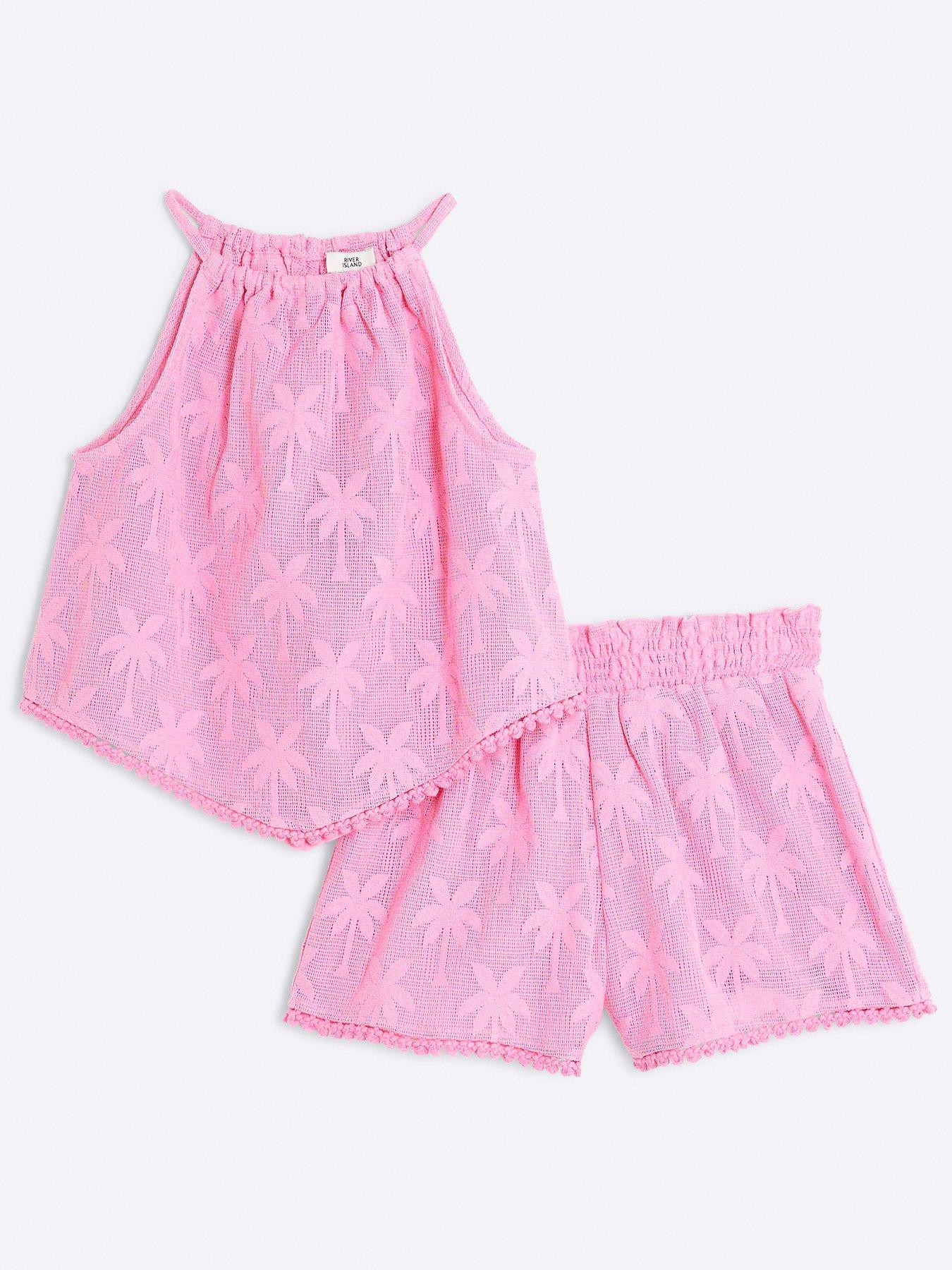 river-island-girls-palm-beach-top-and-shorts-set-pink