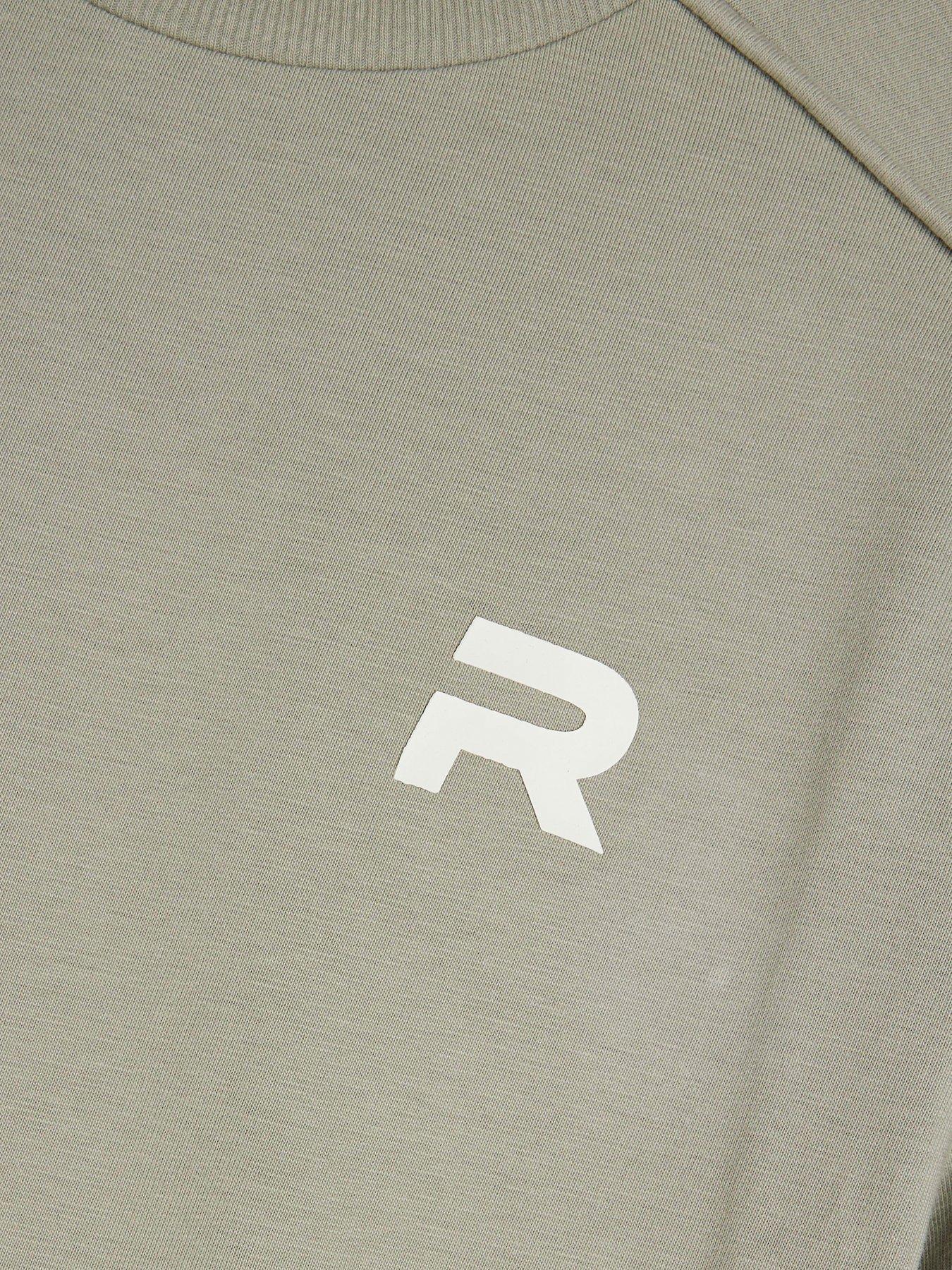Image 5 of 5 of River Island Boys Block Piped T-shirt And Short Set - Khaki