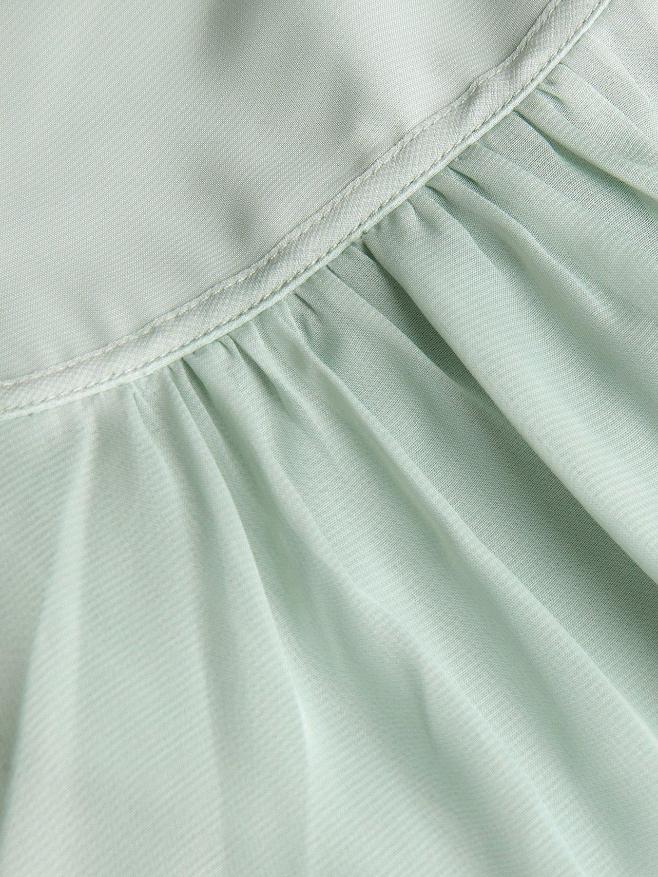 Image 4 of 4 of Monsoon Girls Indie Tie Back Prom Dress - Sage