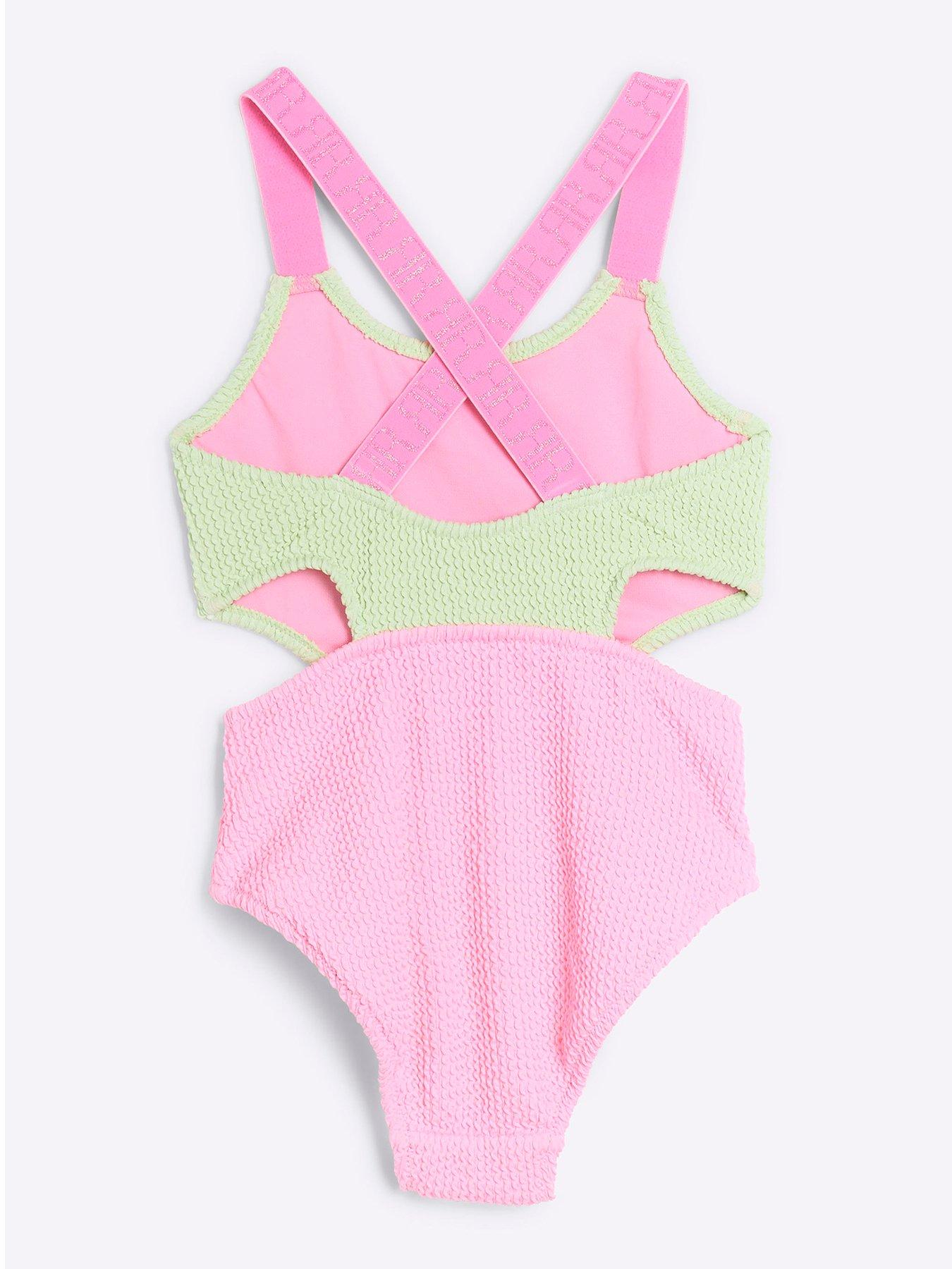 river-island-older-girl-elastic-colour-block-swimsuit-greenback