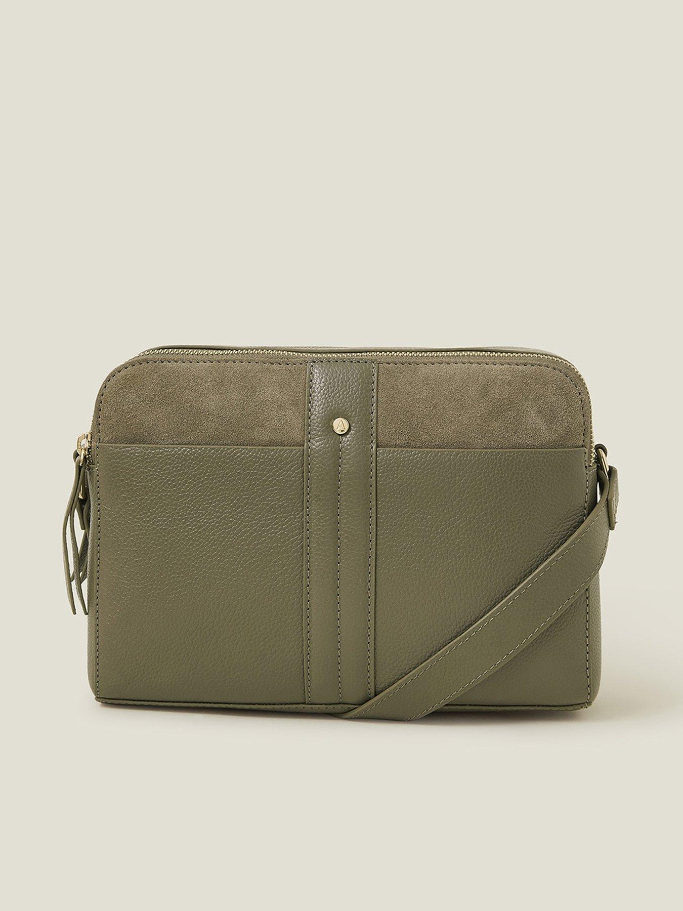 accessorize-leather-double-zip-cross-body-khaki