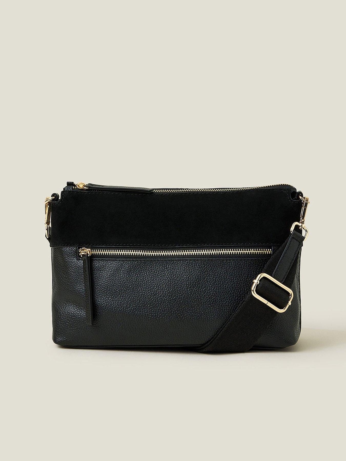 accessorize-leather-webbing-cross-body-blackfront