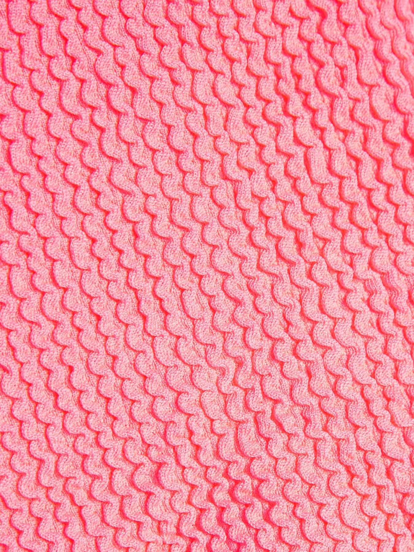 Image 3 of 3 of River Island Girls Textured Bikini Set - Orange