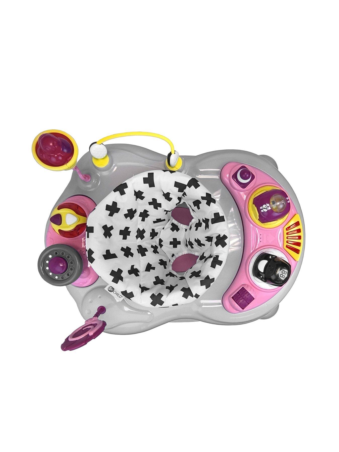 Image 4 of 6 of My Child Roundabout 4 in 1 Activity Walker - Pink Neutral
