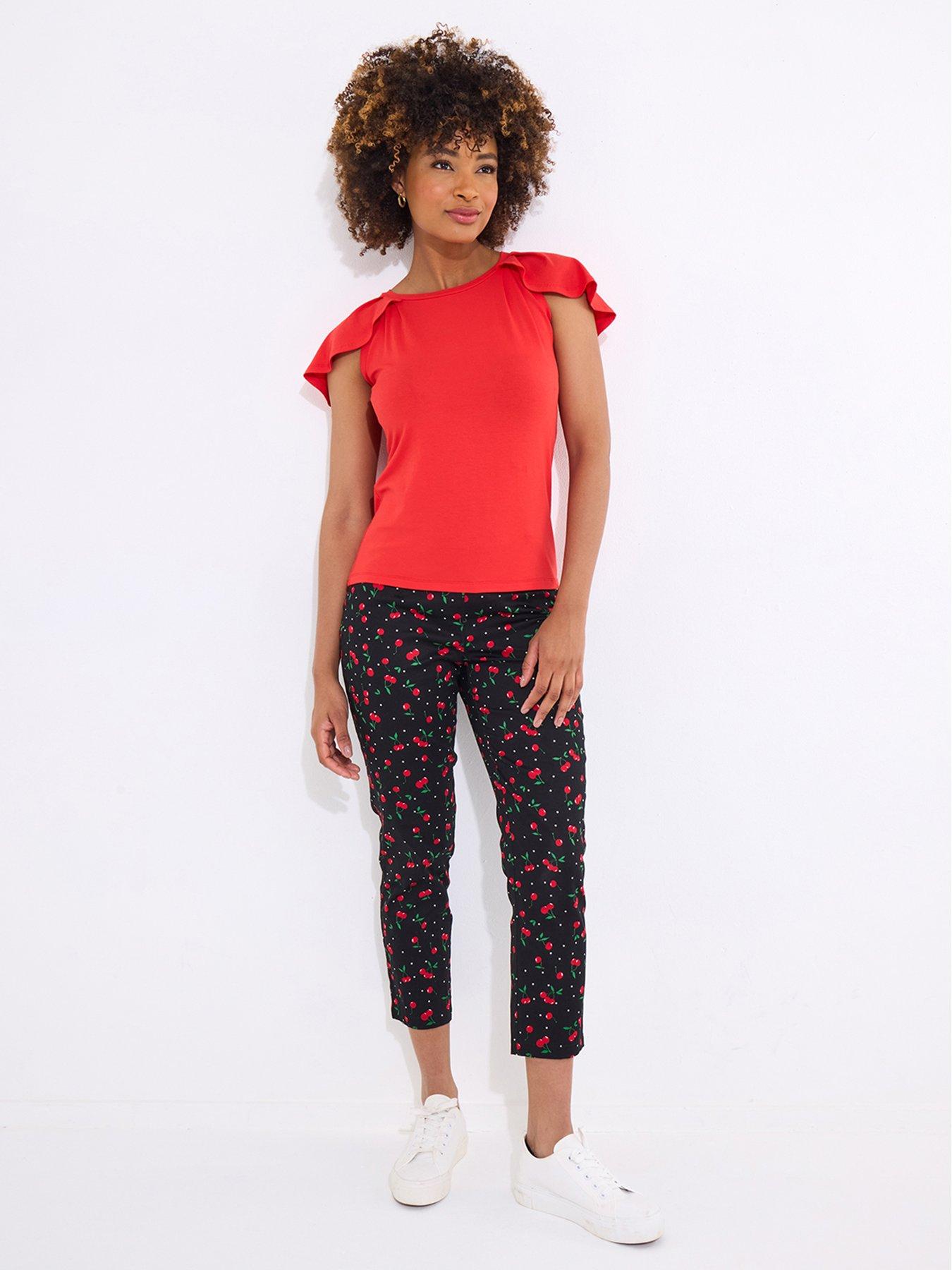 joe-browns-freya-flutter-sleeve-jersey-top-reddetail