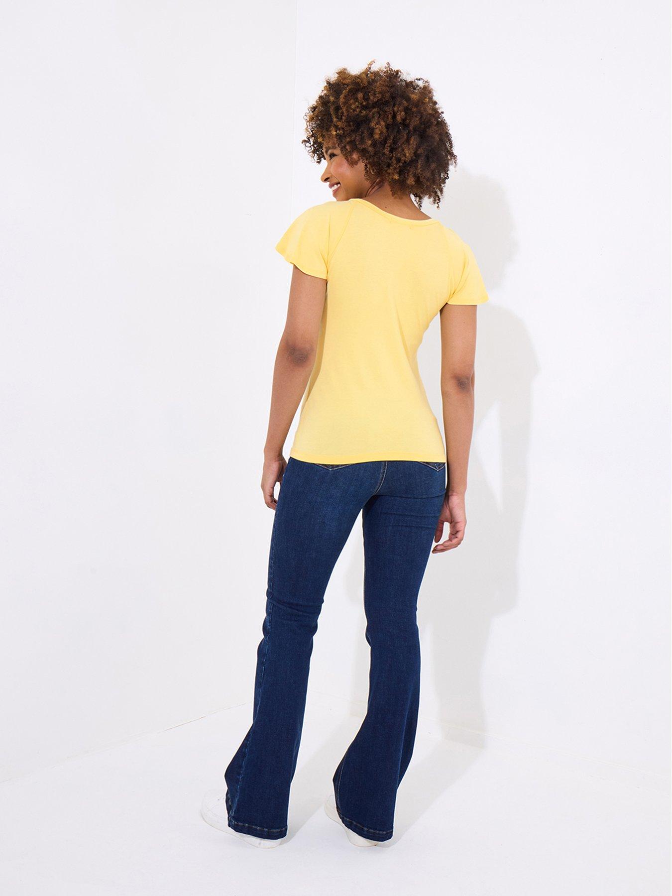 joe-browns-freya-flutter-sleeve-jersey-top-yellowoutfit