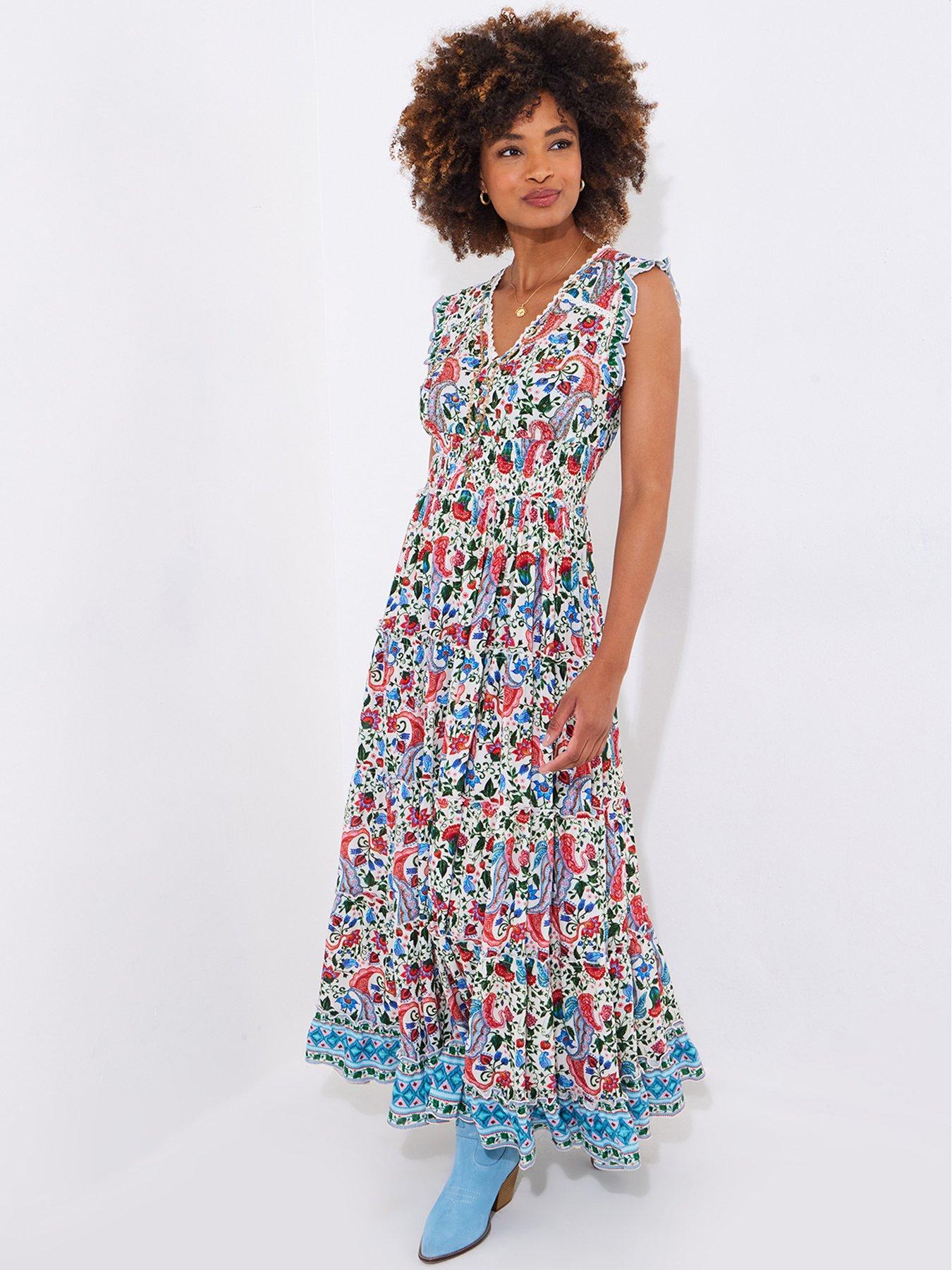 Image 5 of 6 of Joe Browns Flora Beaded Maxi Dress - Cream