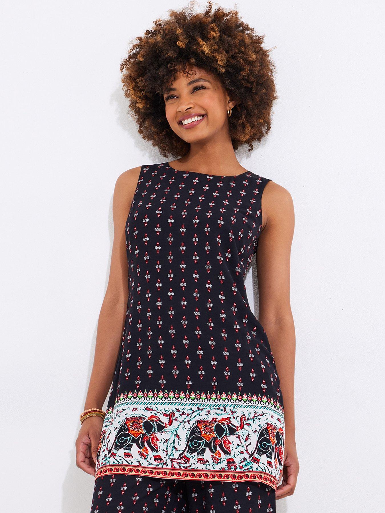Image 1 of 5 of Joe Browns Elegant Elephant Tunic - Black