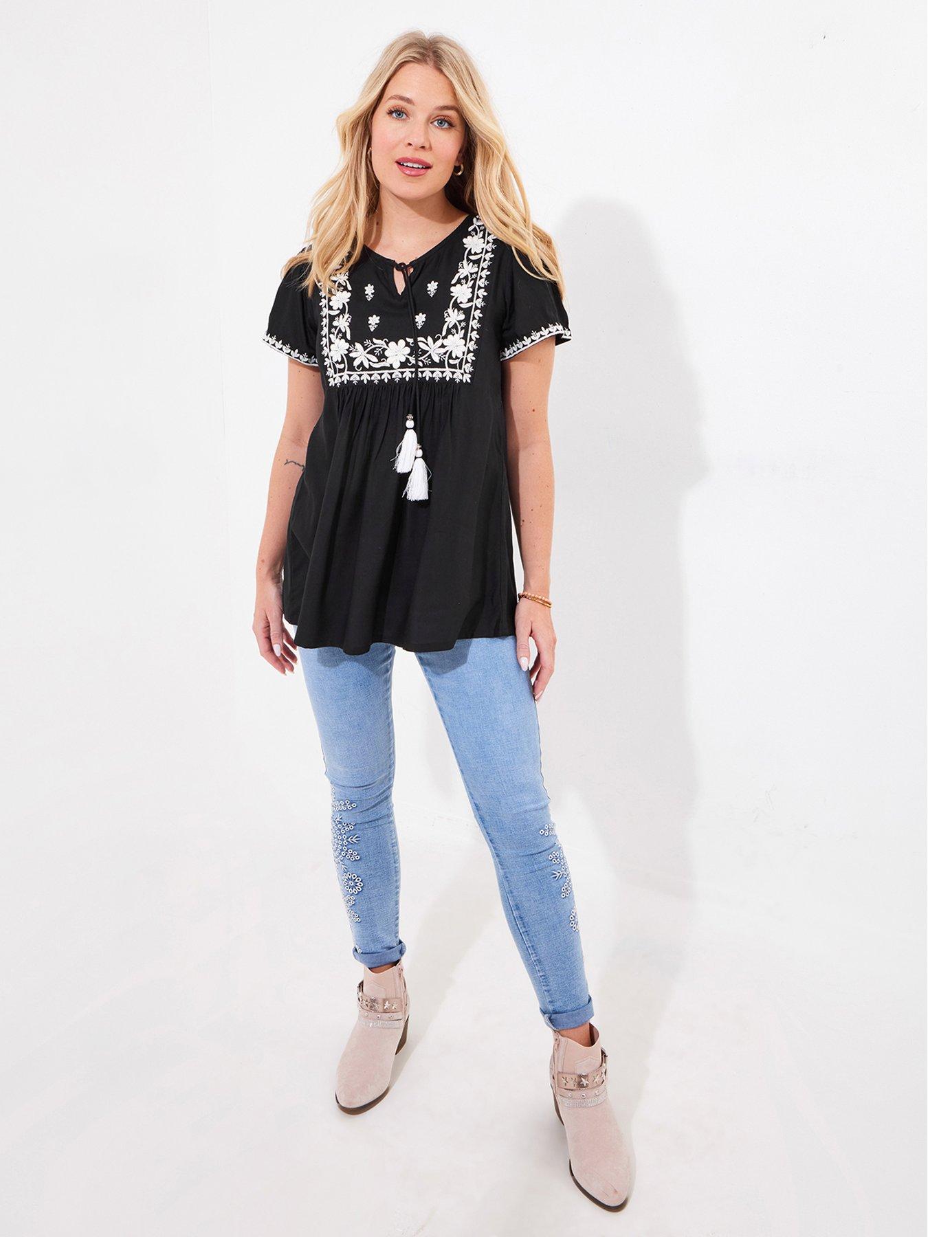 joe-browns-rowena-embroidered-top-blackstillFront