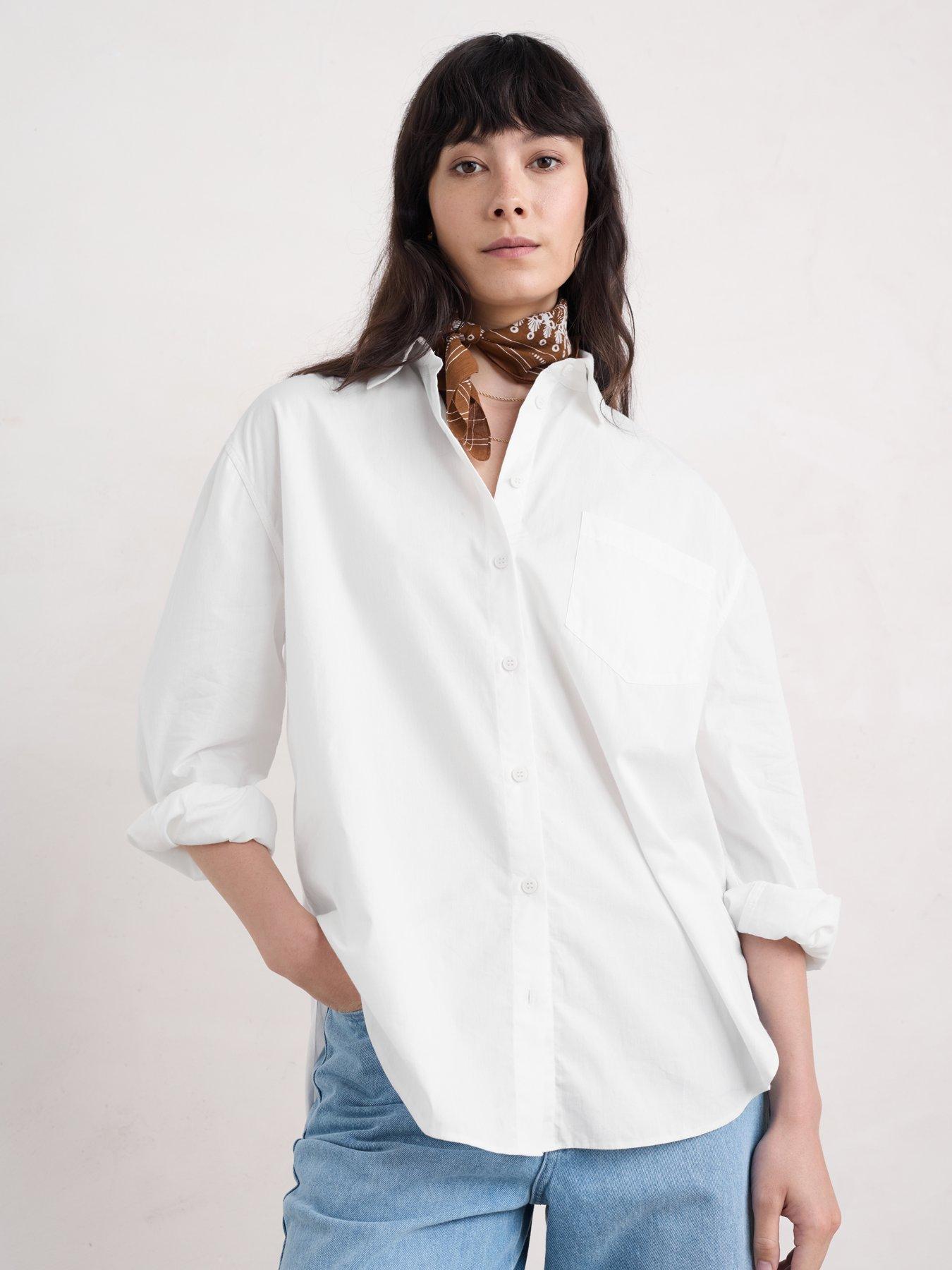 Image of Seasalt Cornwall Button Up Shirt - Ivory