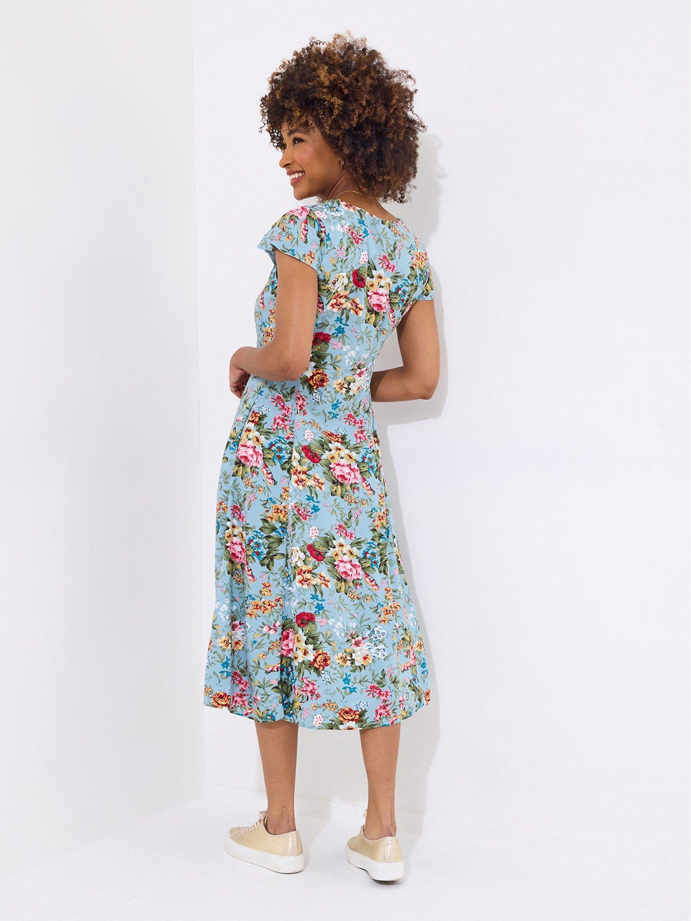 joe-browns-romantic-roses-button-through-dress-bluestillFront