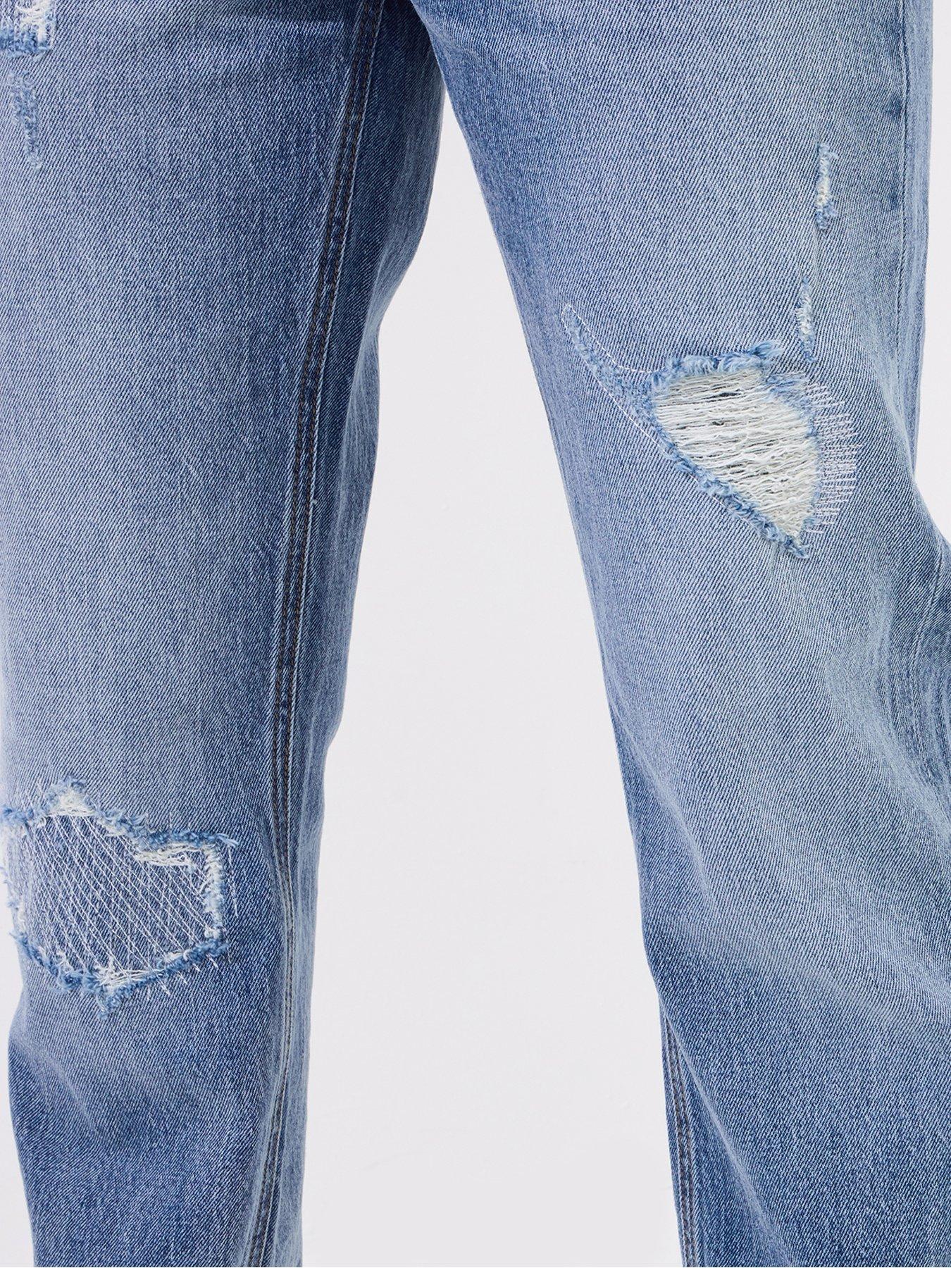 Image 4 of 5 of Joe Browns Elsa Distressed Straight Leg Jeans - Blue