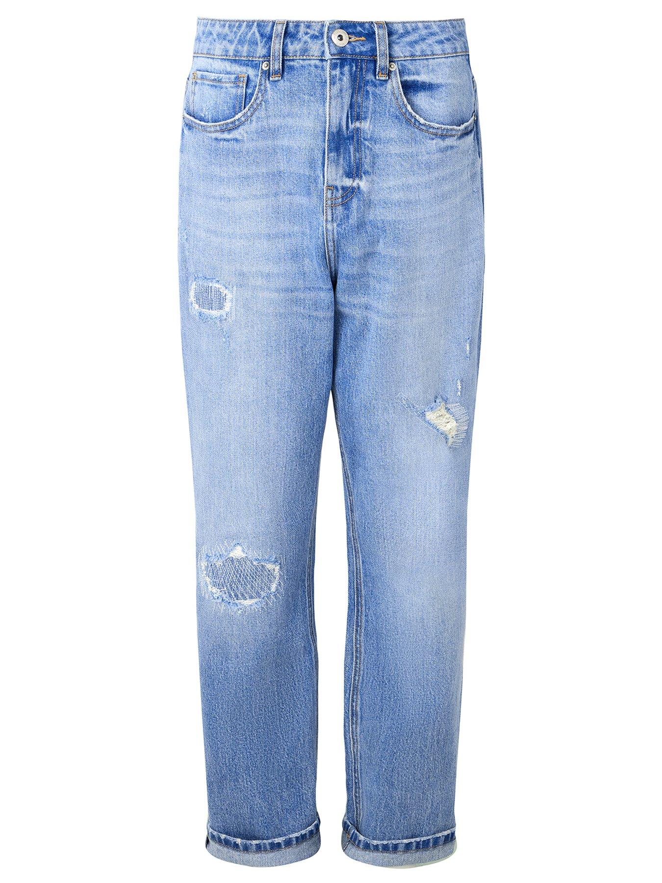 Image 5 of 5 of Joe Browns Elsa Distressed Straight Leg Jeans - Blue