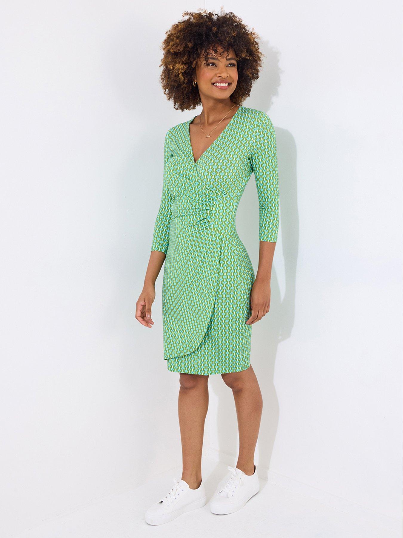 joe-browns-gemma-geo-print-jersey-dress-green