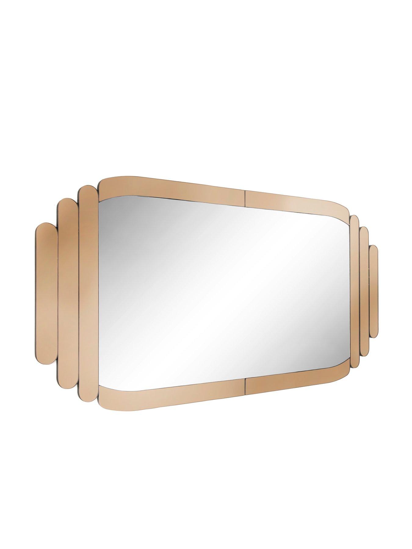 Image 3 of 4 of The Very Collection Beige Pill Edge Mirror 60x120cm