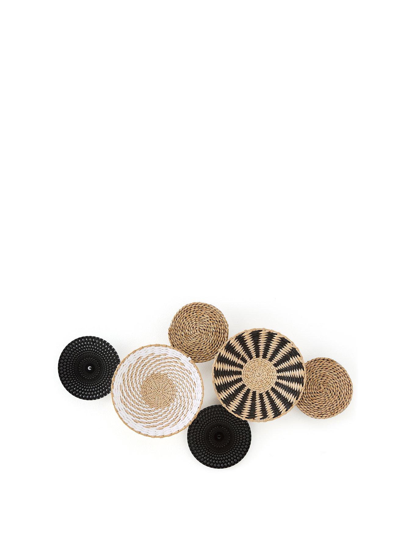 Image 2 of 5 of The Very Collection Woven Circle Wall Art 80x45cm