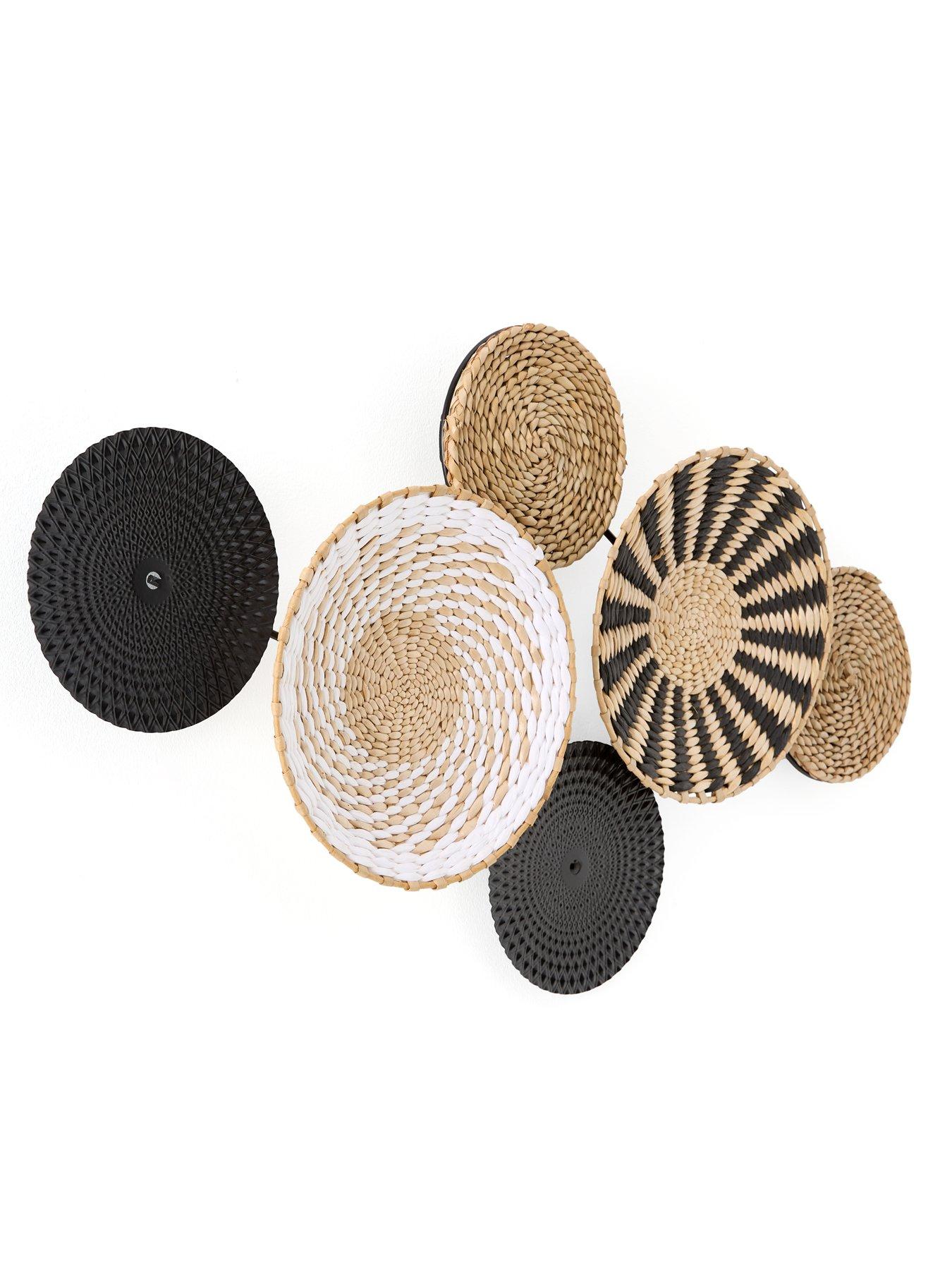 Image 3 of 5 of The Very Collection Woven Circle Wall Art 80x45cm