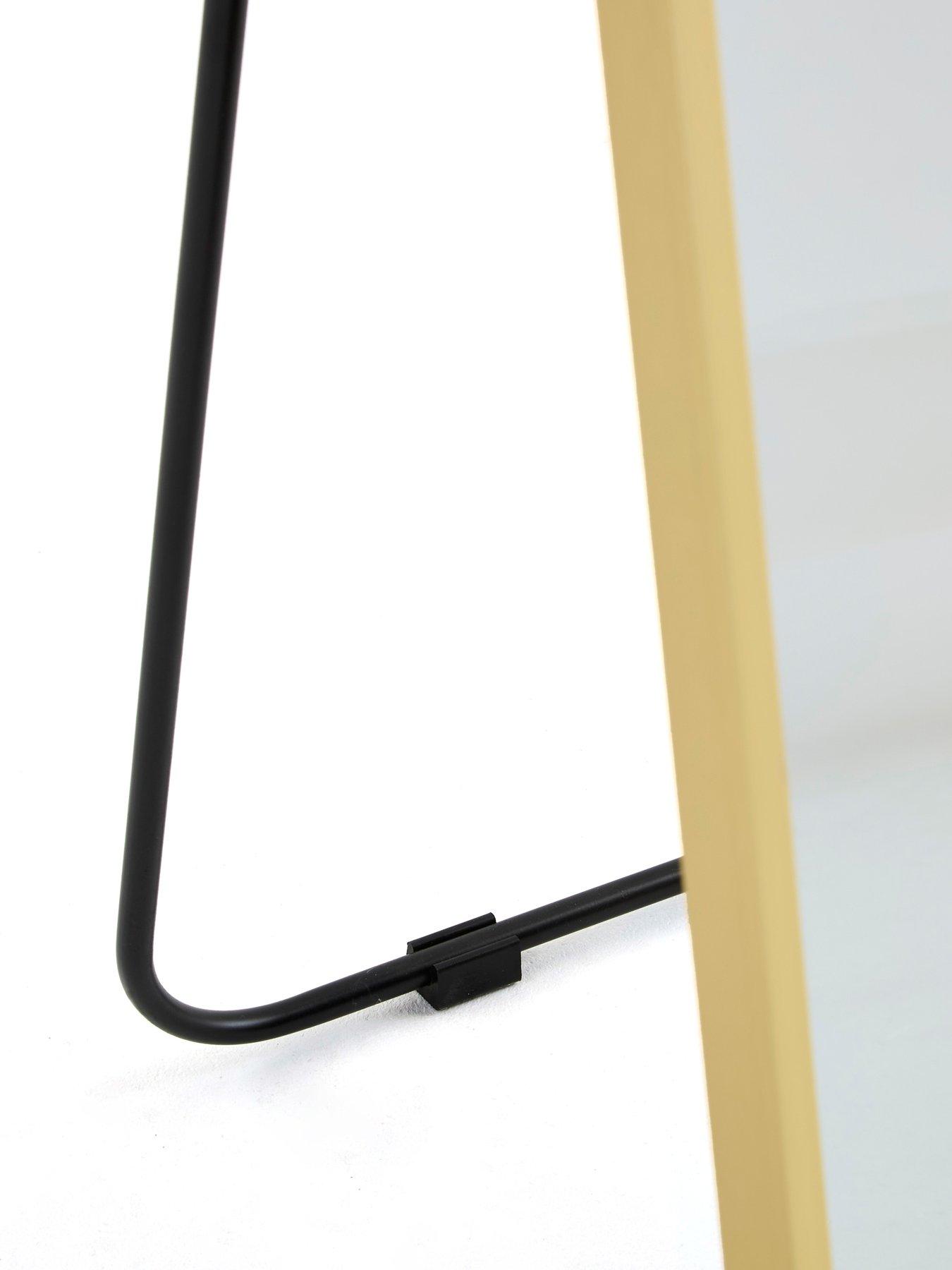 Image 6 of 6 of The Very Collection Gold Rounded Standing Mirror 45x160cm