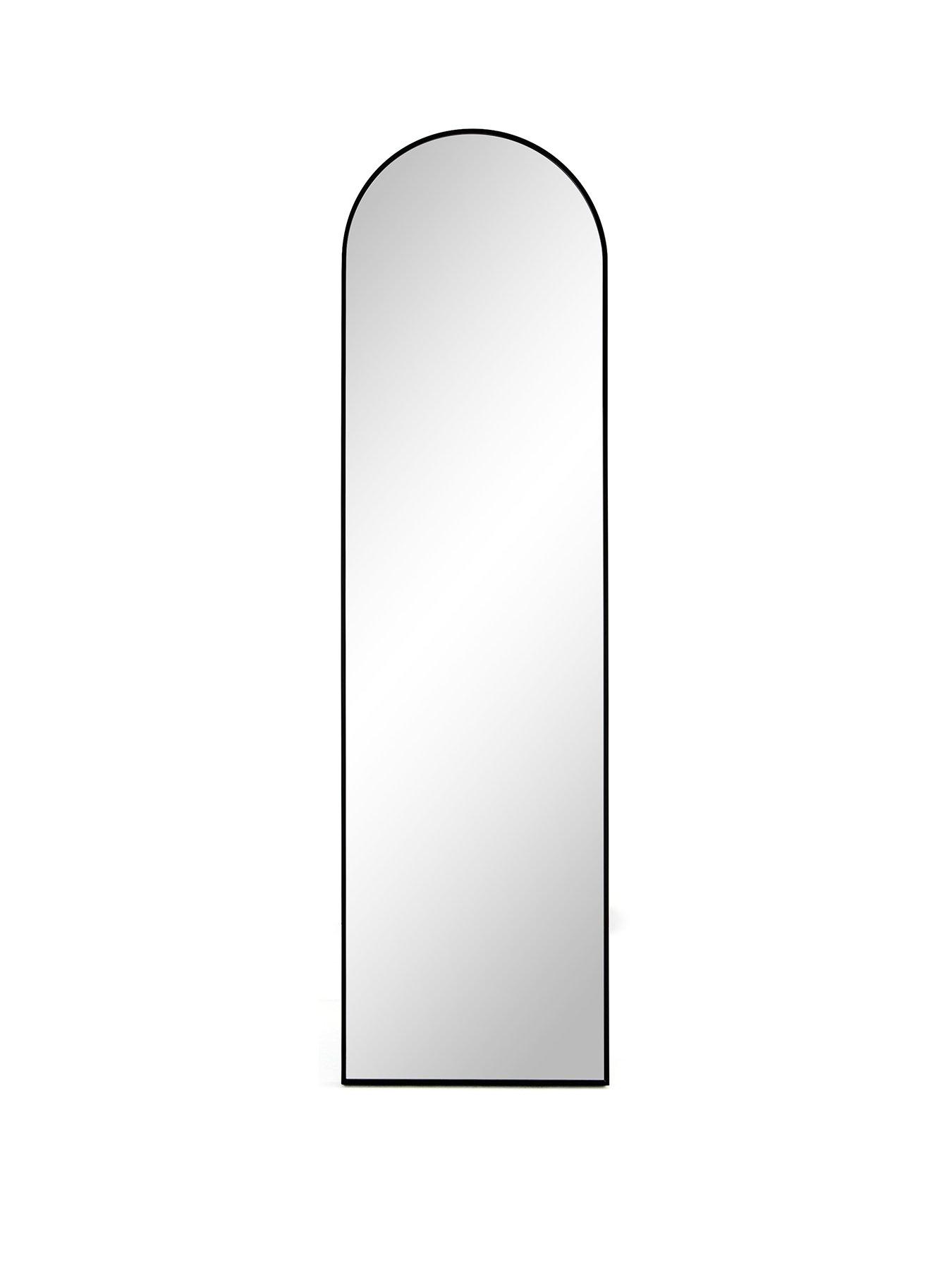 the-very-collection-black-rounded-standing-mirror-45x160cmstillFront