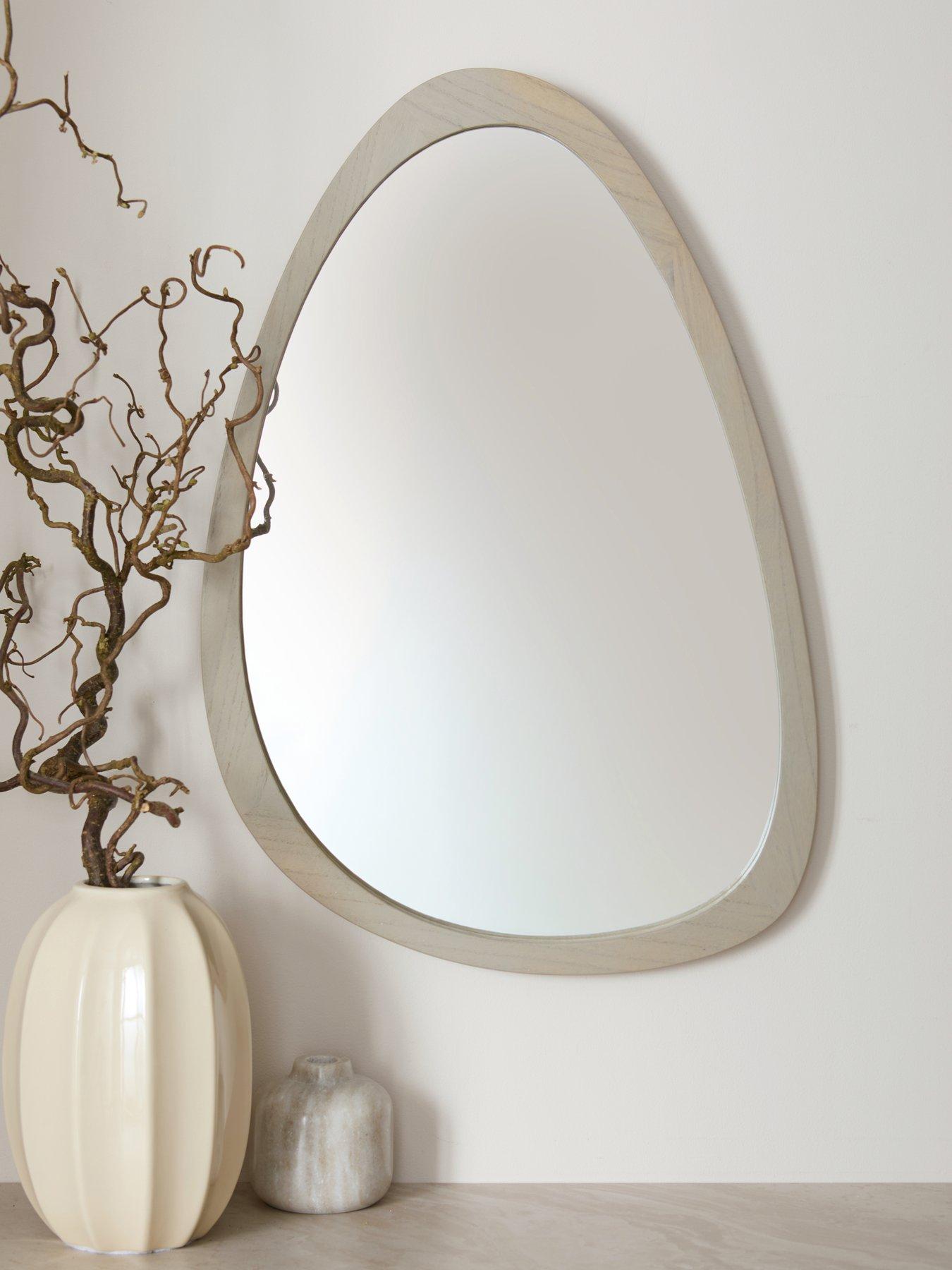 The Very Collection Wooden Frame Wall Mirror 40x60cm
