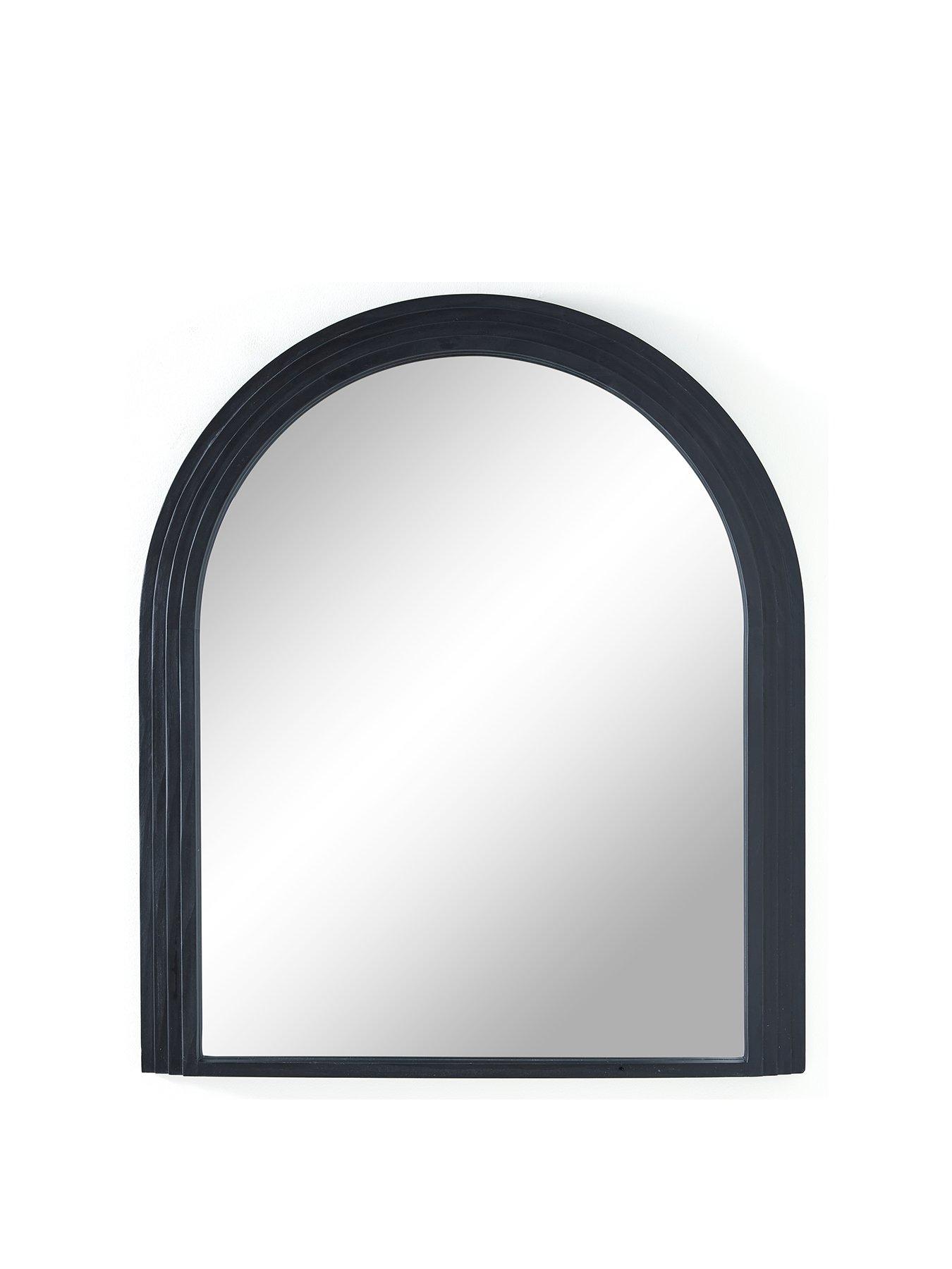 the-very-collection-arched-black-ribbed-edge-mirror-77x90cmstillFront