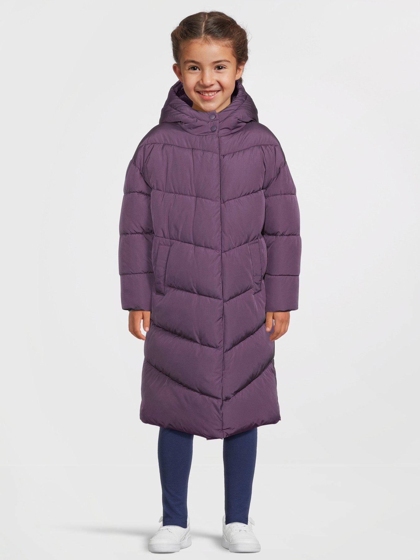 V by Very Girls Longline Oversized Heavy Weight Padded Coat