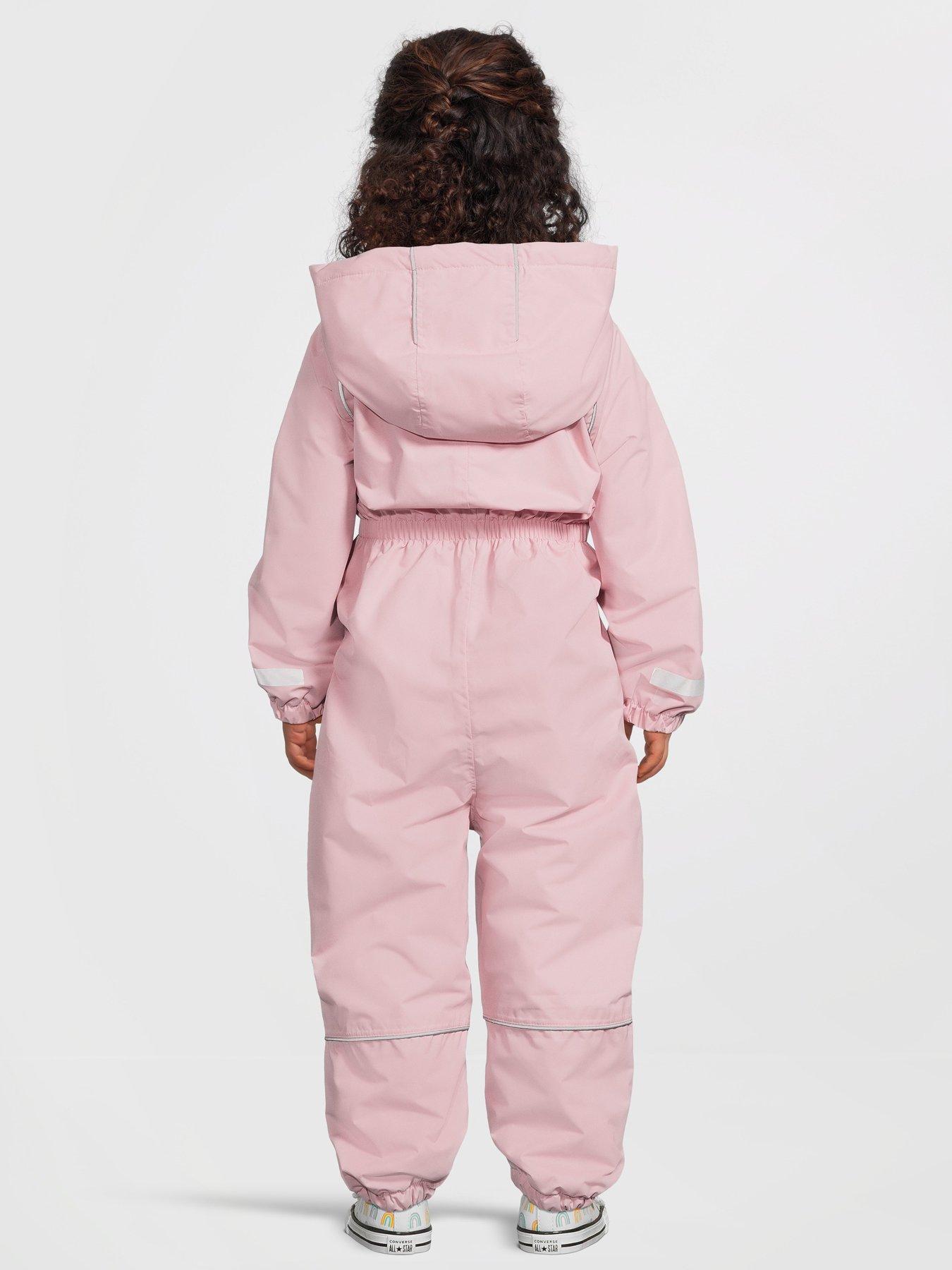 Image 2 of 5 of The Very Collection Girls Fleece Lined Shower Resistant Basic Puddlesuit