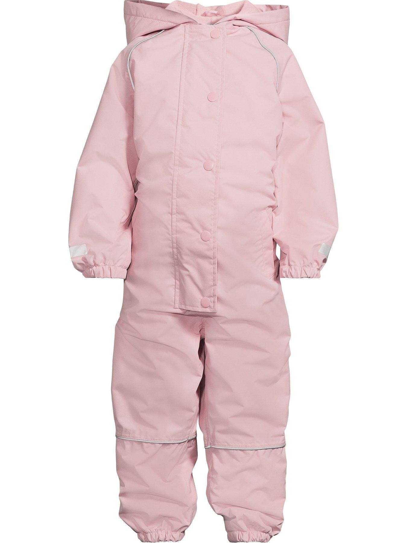 Image 5 of 5 of The Very Collection Girls Fleece Lined Shower Resistant Basic Puddlesuit