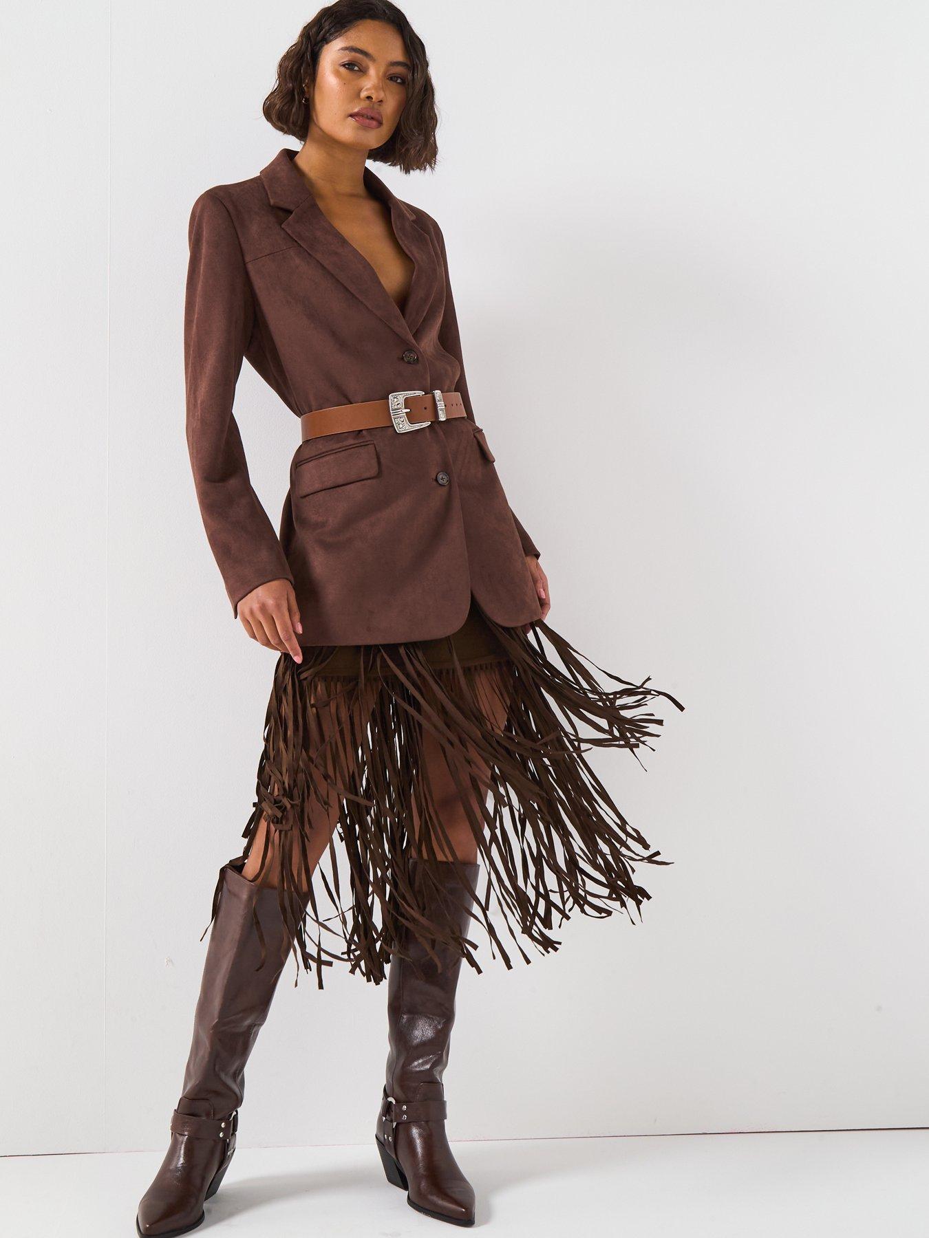 v-by-very-fringe-midi-skirt-brownback
