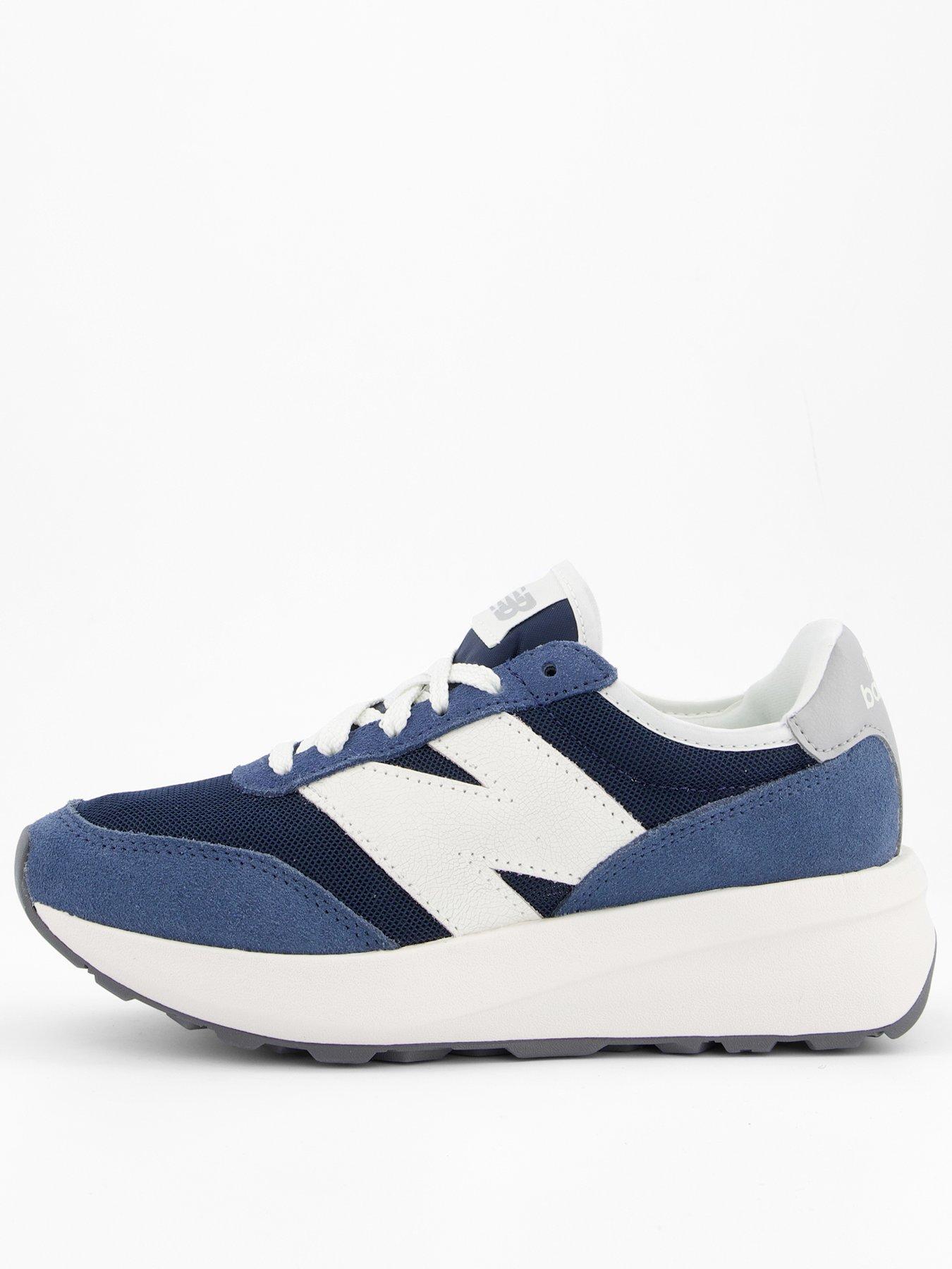 Image 1 of 6 of New Balance Balancejunior 370 Lace Up Trainers - Vintage Indigo