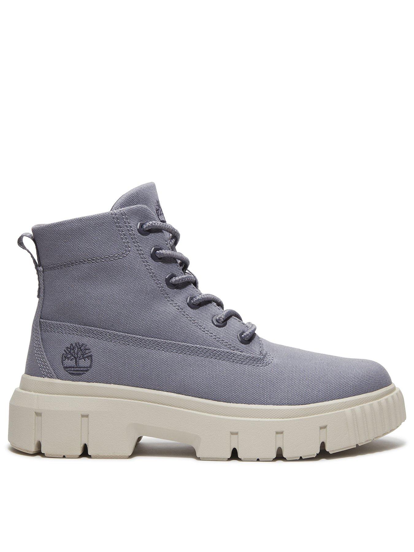 undefined Greyfield Mid Lace Boot - Medium Purple Canvas