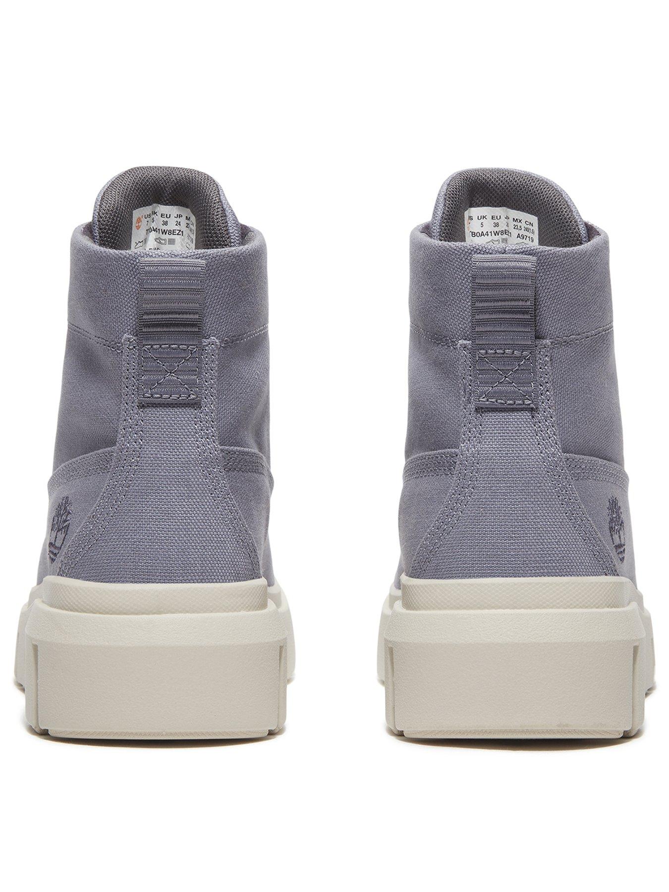 Image 3 of 6 of Timberland Greyfield Mid Lace Boot - Medium Purple Canvas