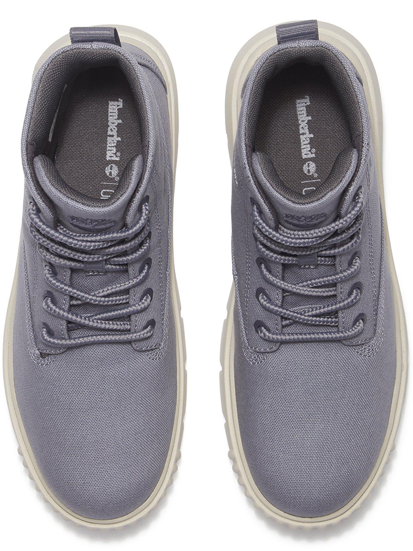 Image 4 of 6 of Timberland Greyfield Mid Lace Boot - Medium Purple Canvas