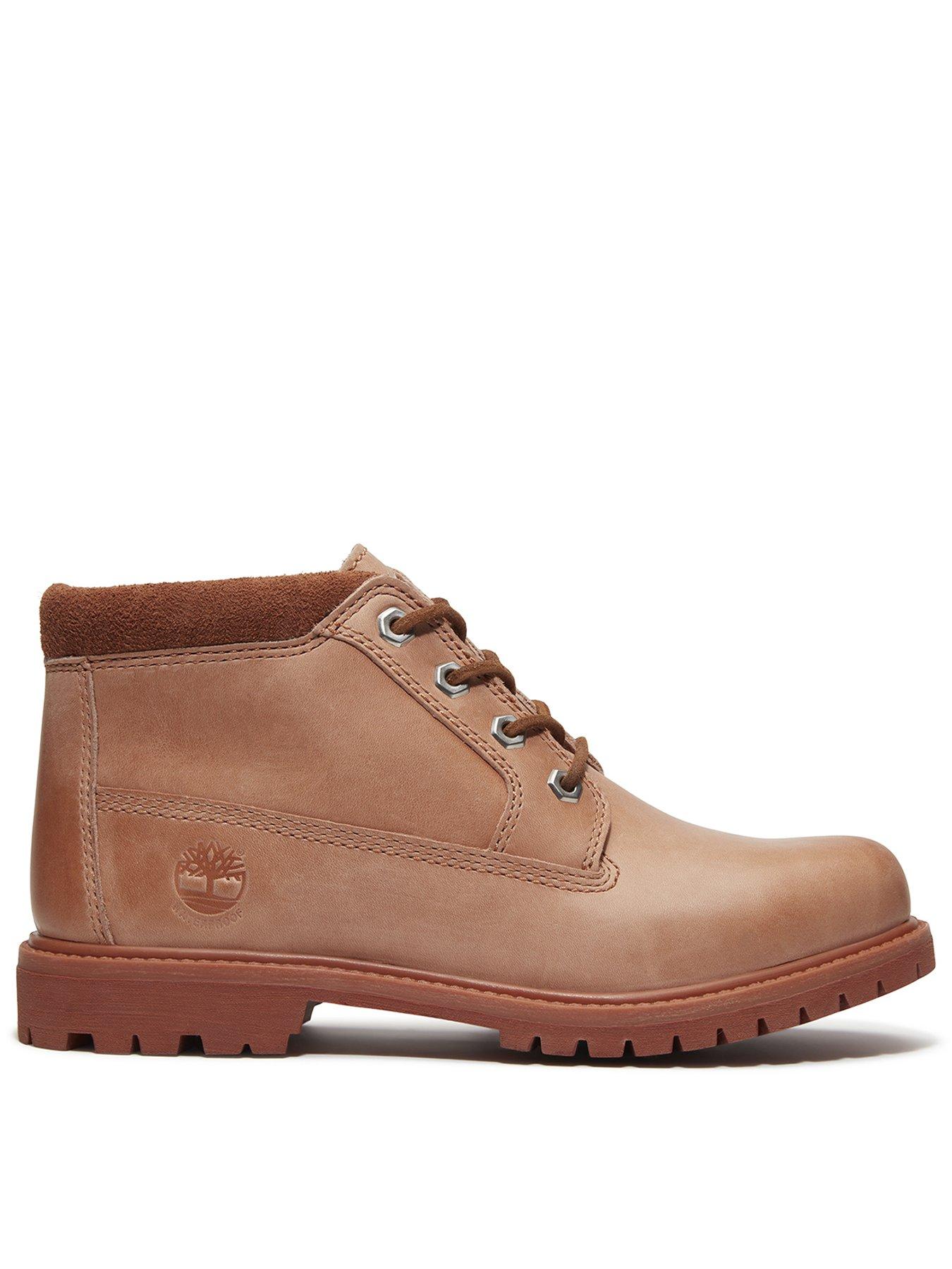 undefined Nellie Mid Lc Waterproof Chukka - Light Red Full Grain