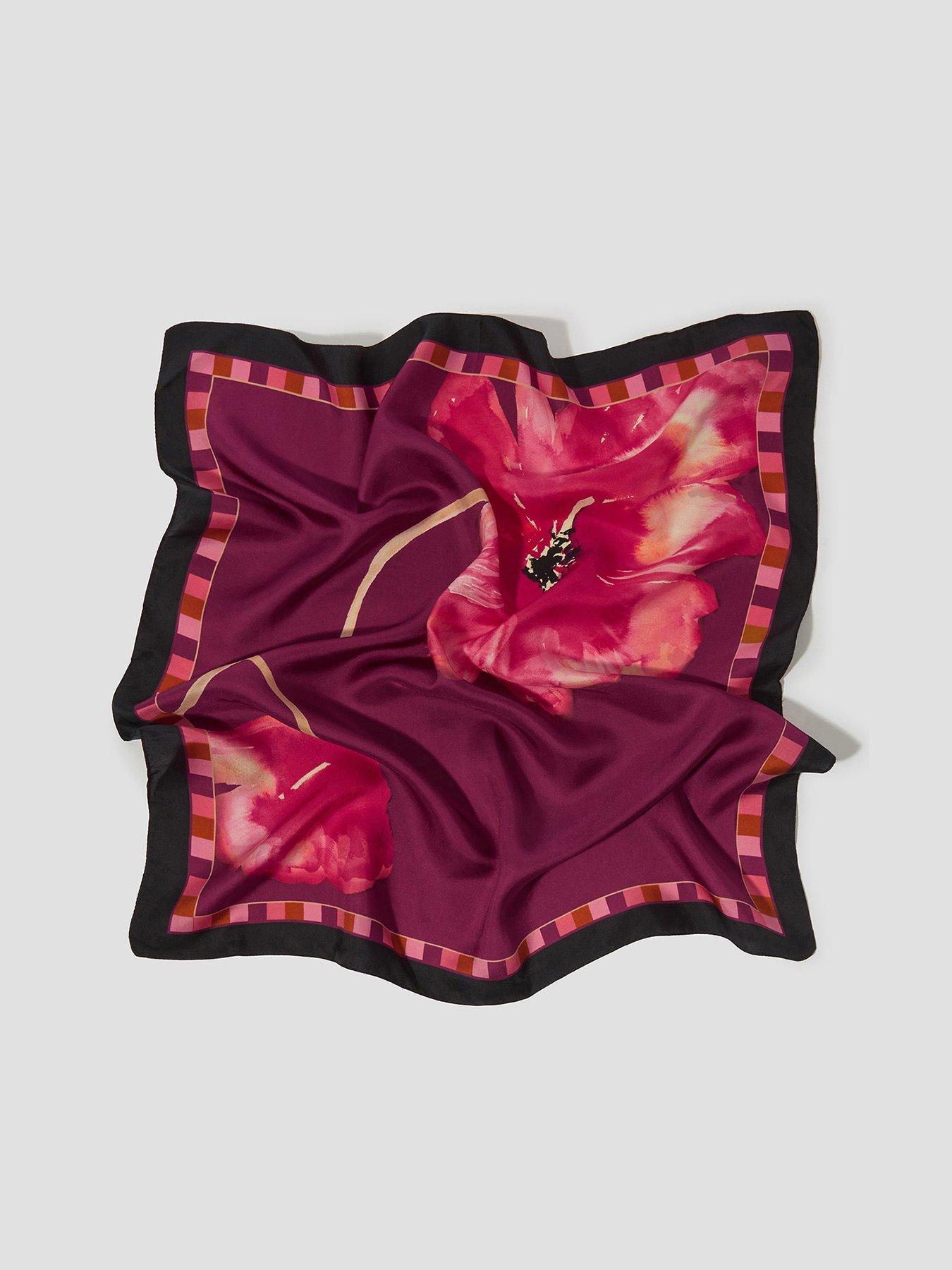 monsoon-fenella-flower-silk-scarf-black