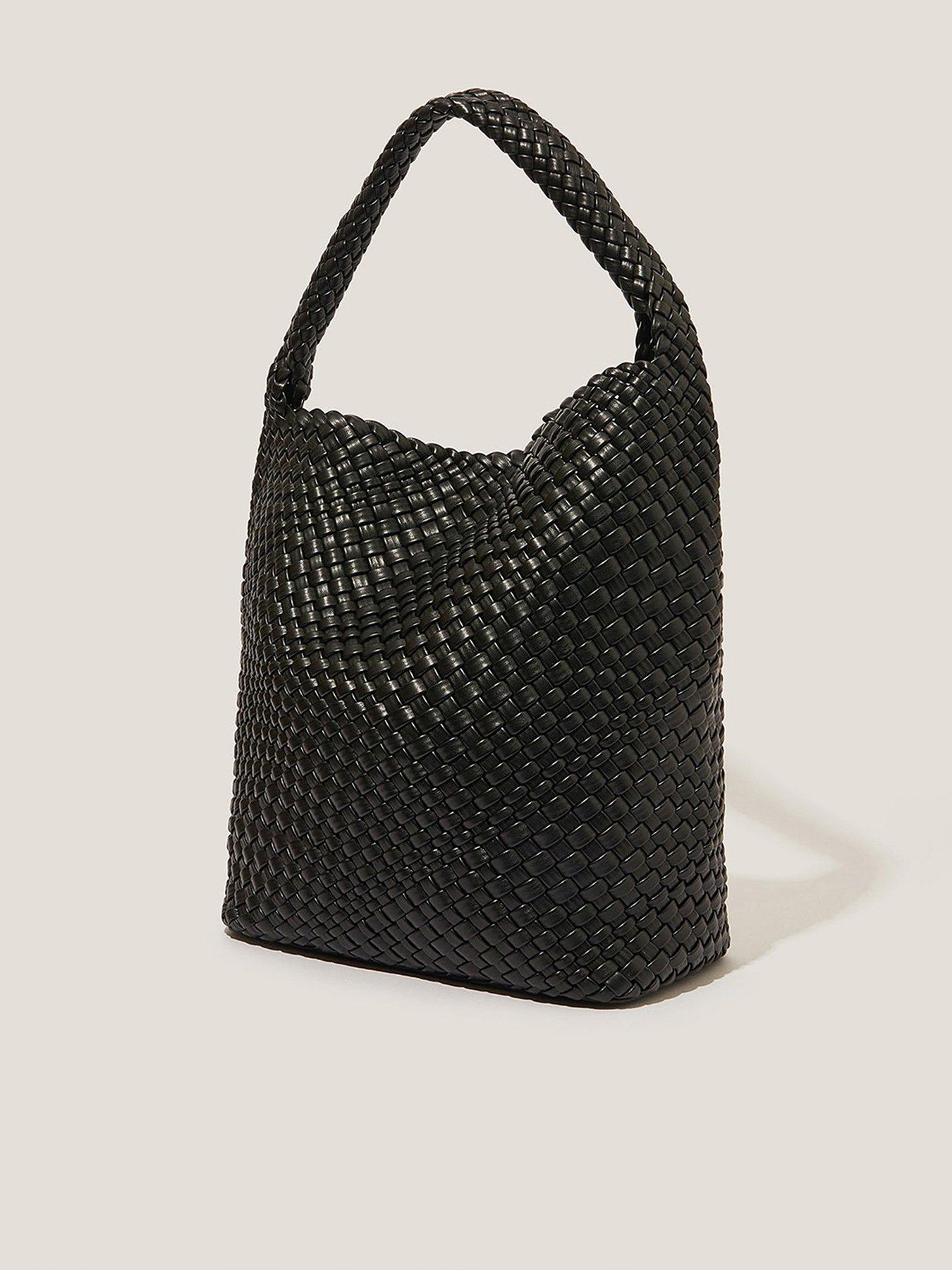 Image 3 of 4 of Monsoon Pree Plaited Hobo - Black