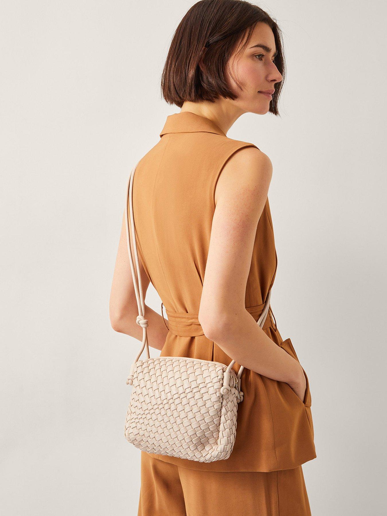 Image 2 of 5 of Monsoon Piper Plaited Cross Body - Neutral
