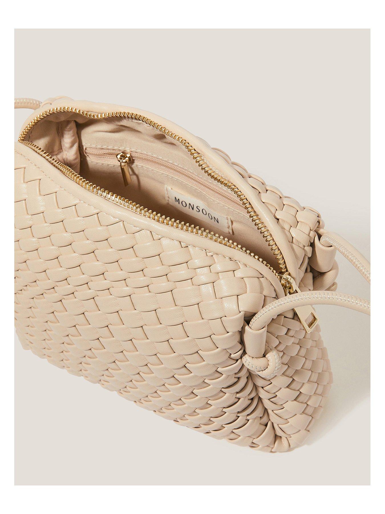 Image 5 of 5 of Monsoon Piper Plaited Cross Body - Neutral