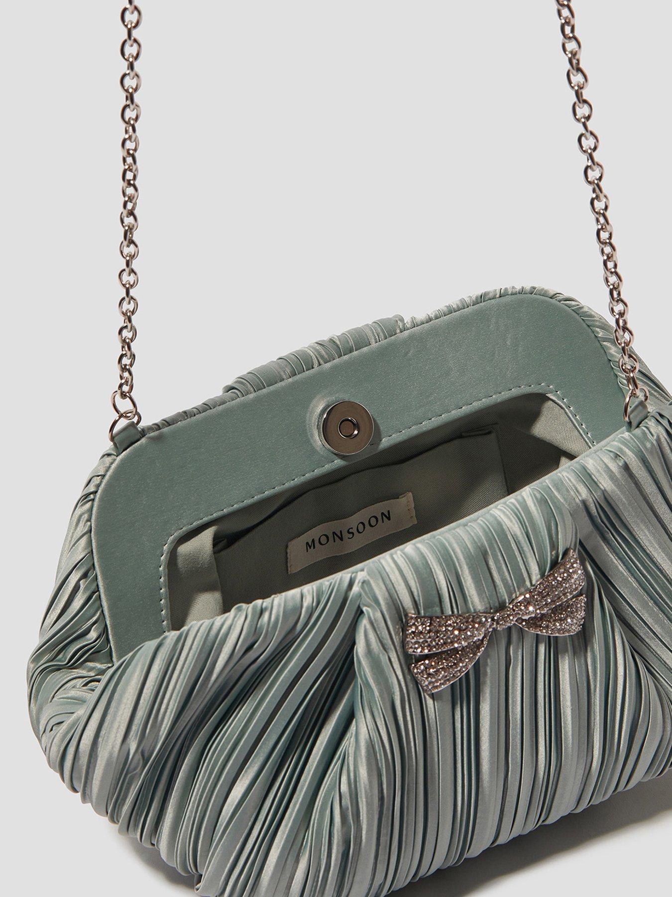 monsoon-pen-pleated-bow-clutch-sagedetail