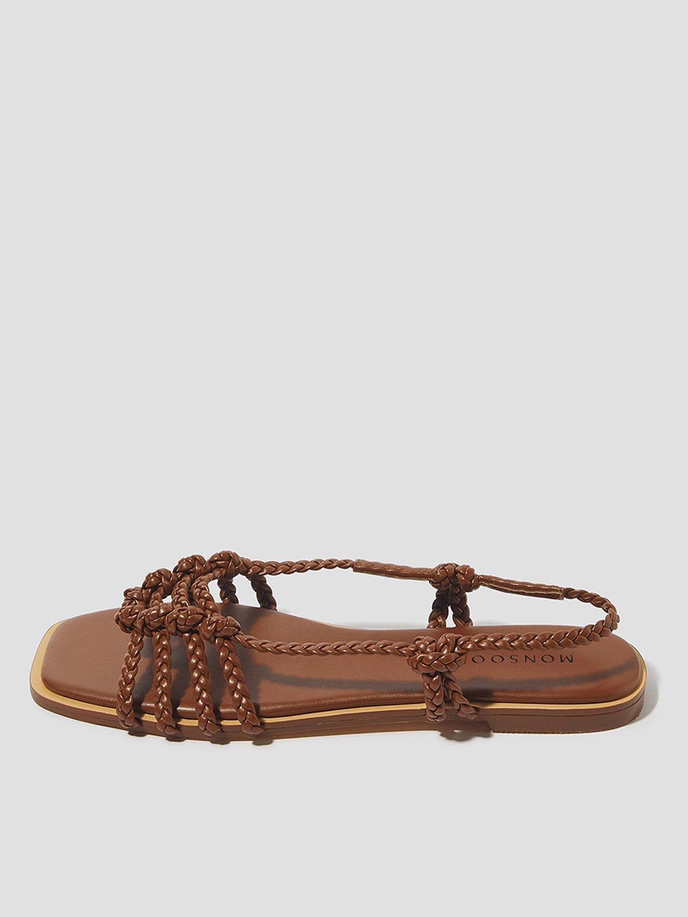 Image 1 of 3 of Monsoon Haf Braided Sandal - Tan