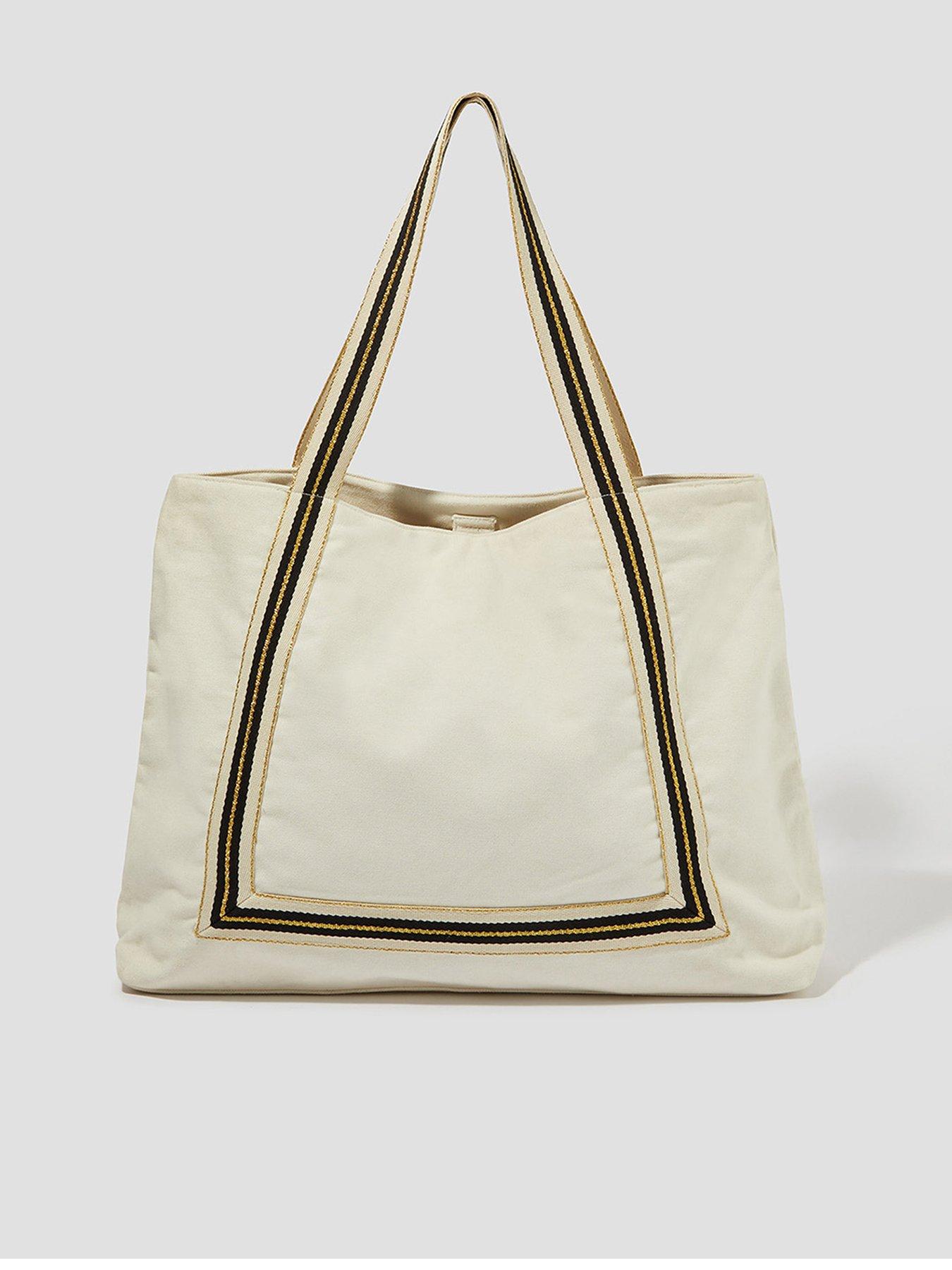 monsoon-nia-stripe-strap-tote-ivory