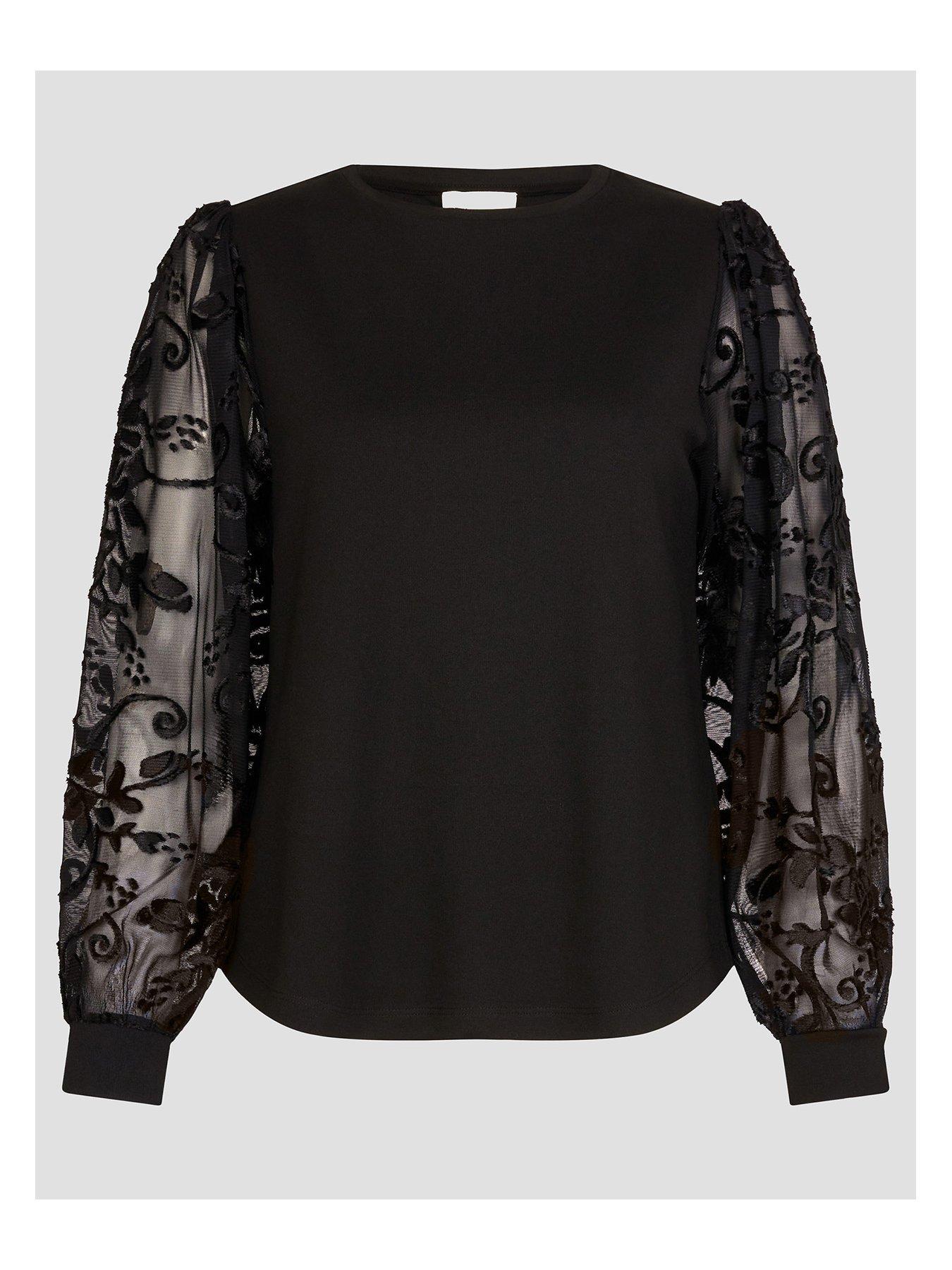 monsoon-immy-interest-sleeve-top-blackoutfit