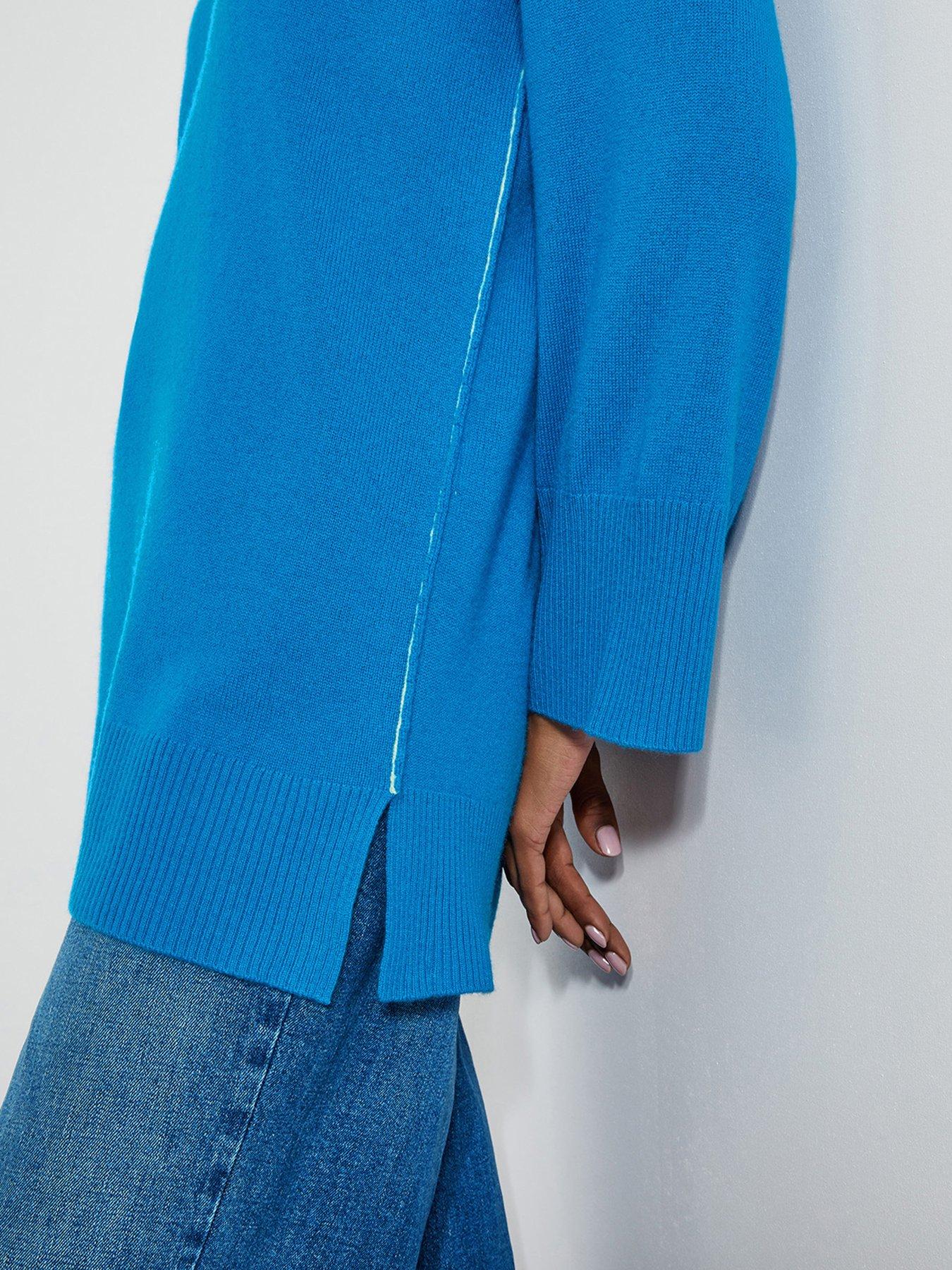 monsoon-cree-v-neck-cashmere-jumper-bluedetail