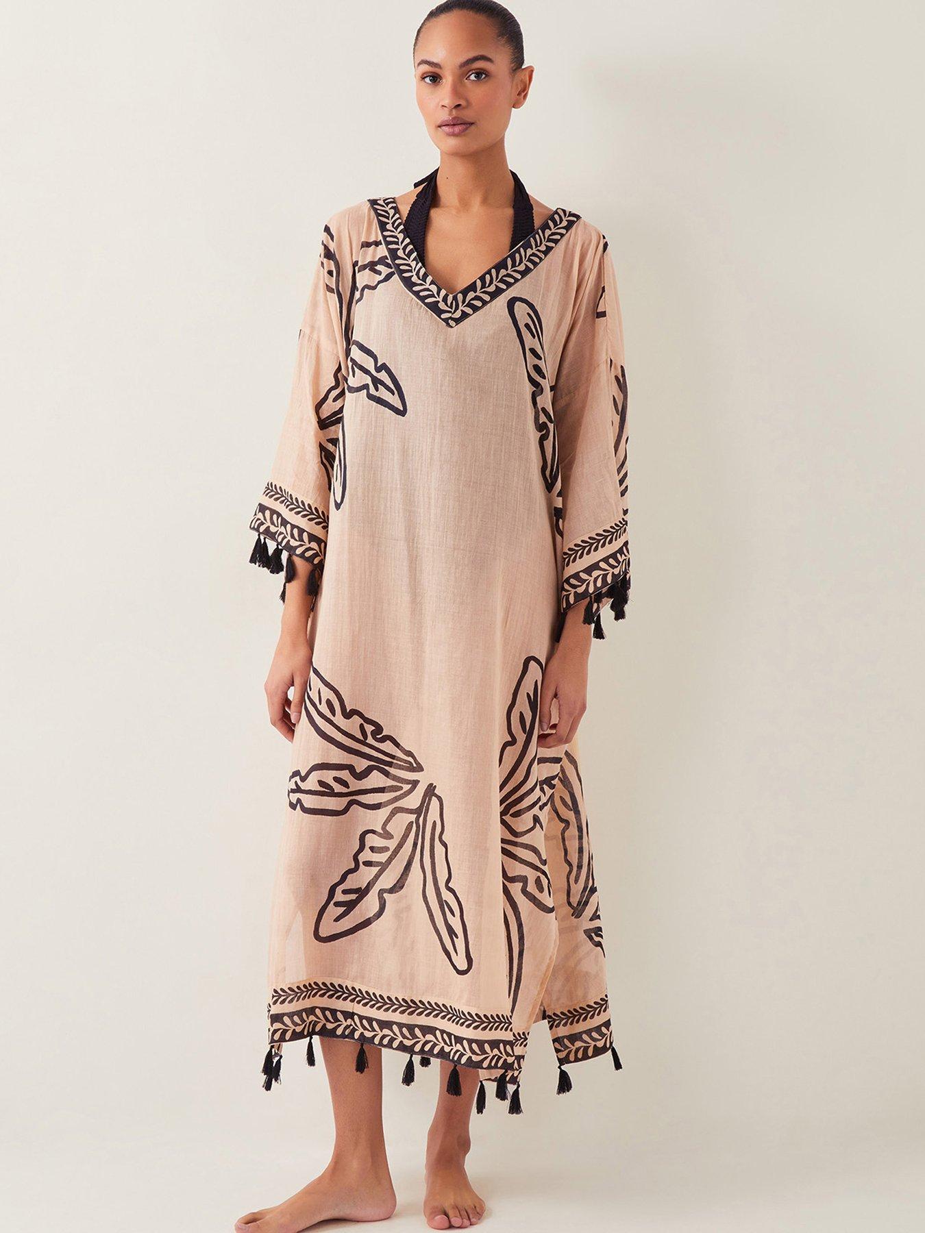 undefined Pam Palm Print Cover Up