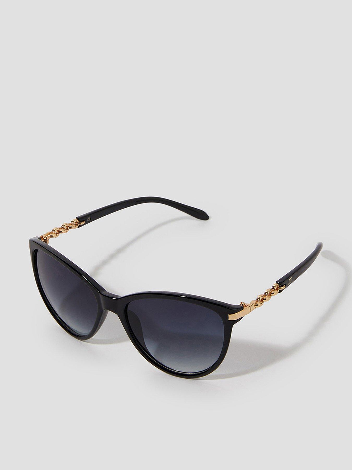 Image 1 of 2 of Monsoon Cat Eye Sunglasses - Black